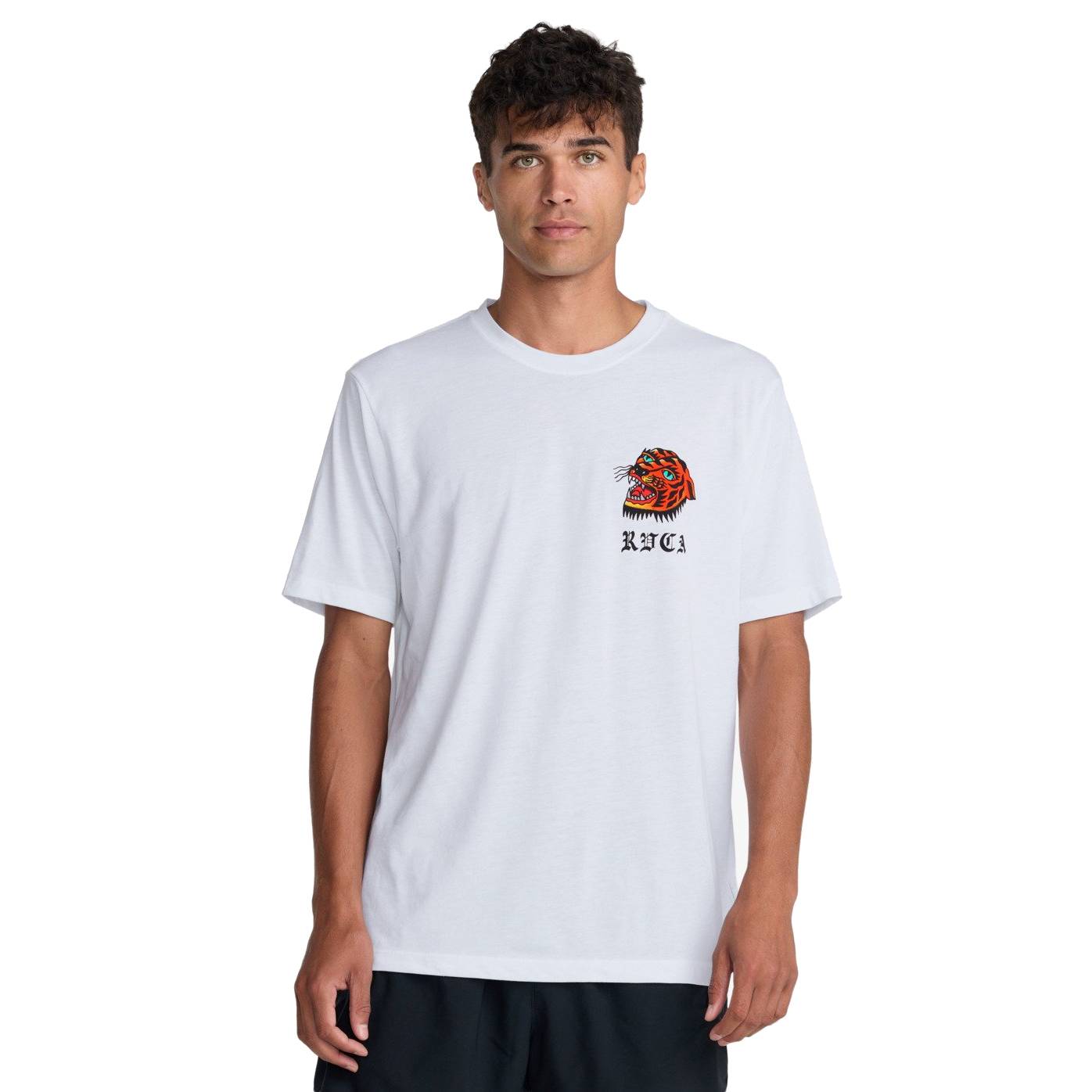 Camiseta RVCA Kaleb Tiger White