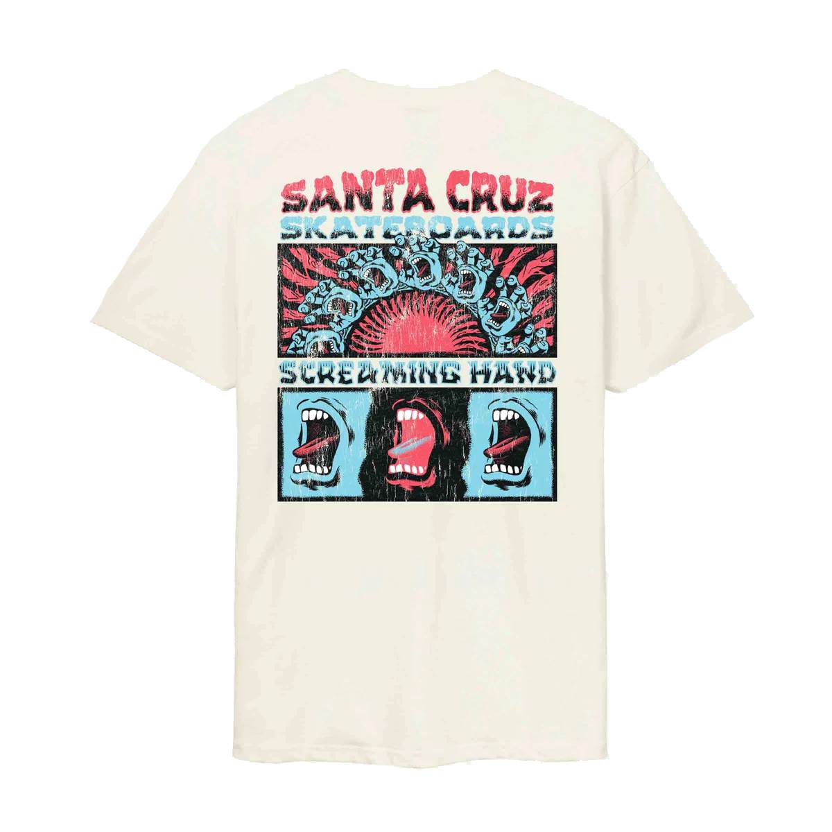 Camiseta Santa Cruz VTG Screaming Connect Unbleached Cotton