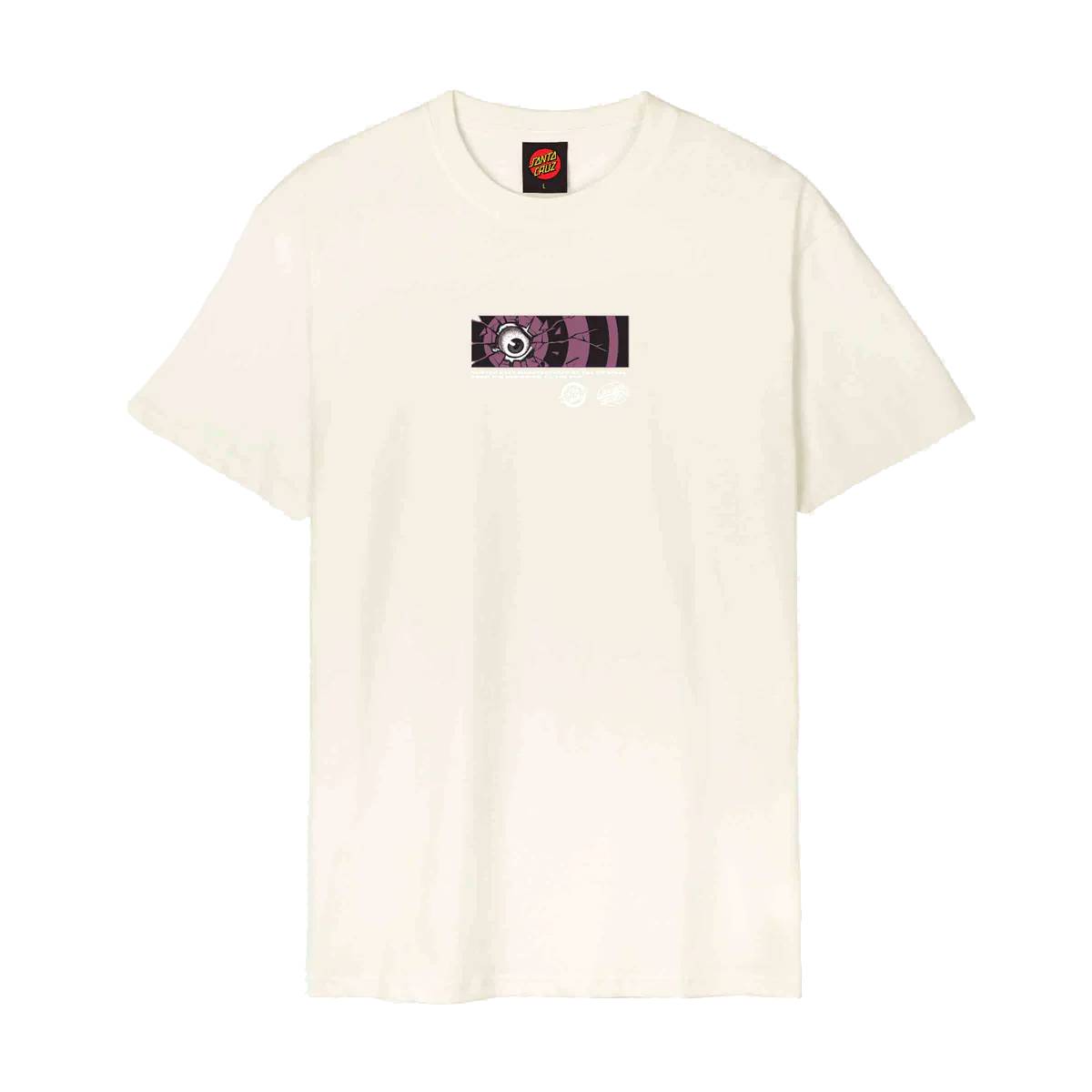 Camiseta Santa Cruz Roskopp Dissect Strip Unbleached Cotton