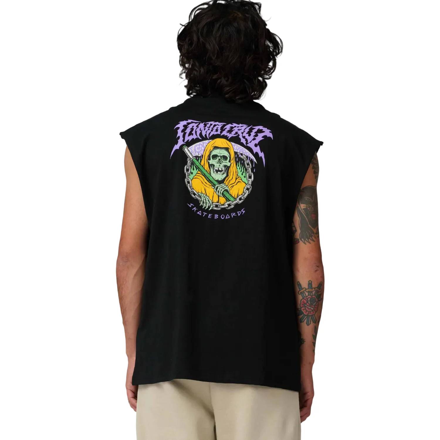 Camiseta Tirantes Santa Cruz Out Of Time Black