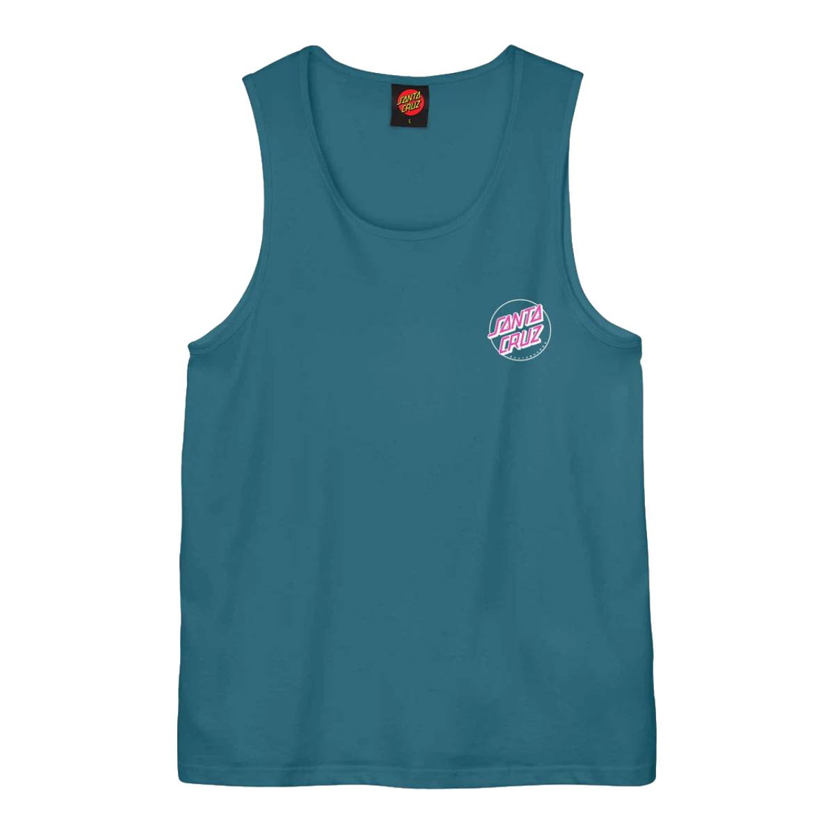 Camiseta Tirantes Santa Cruz Partial Dot Teal