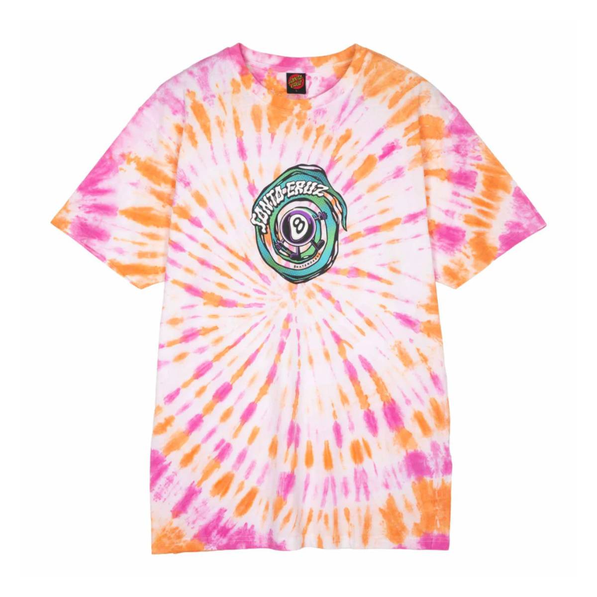 Camiseta Santa Cruz Winkowski Vertigo Orange Tie Dye