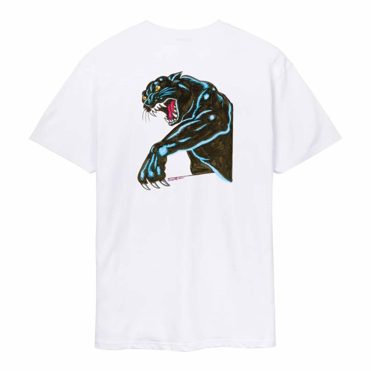 Camiseta Santa Cruz Natas Sketch Panther White