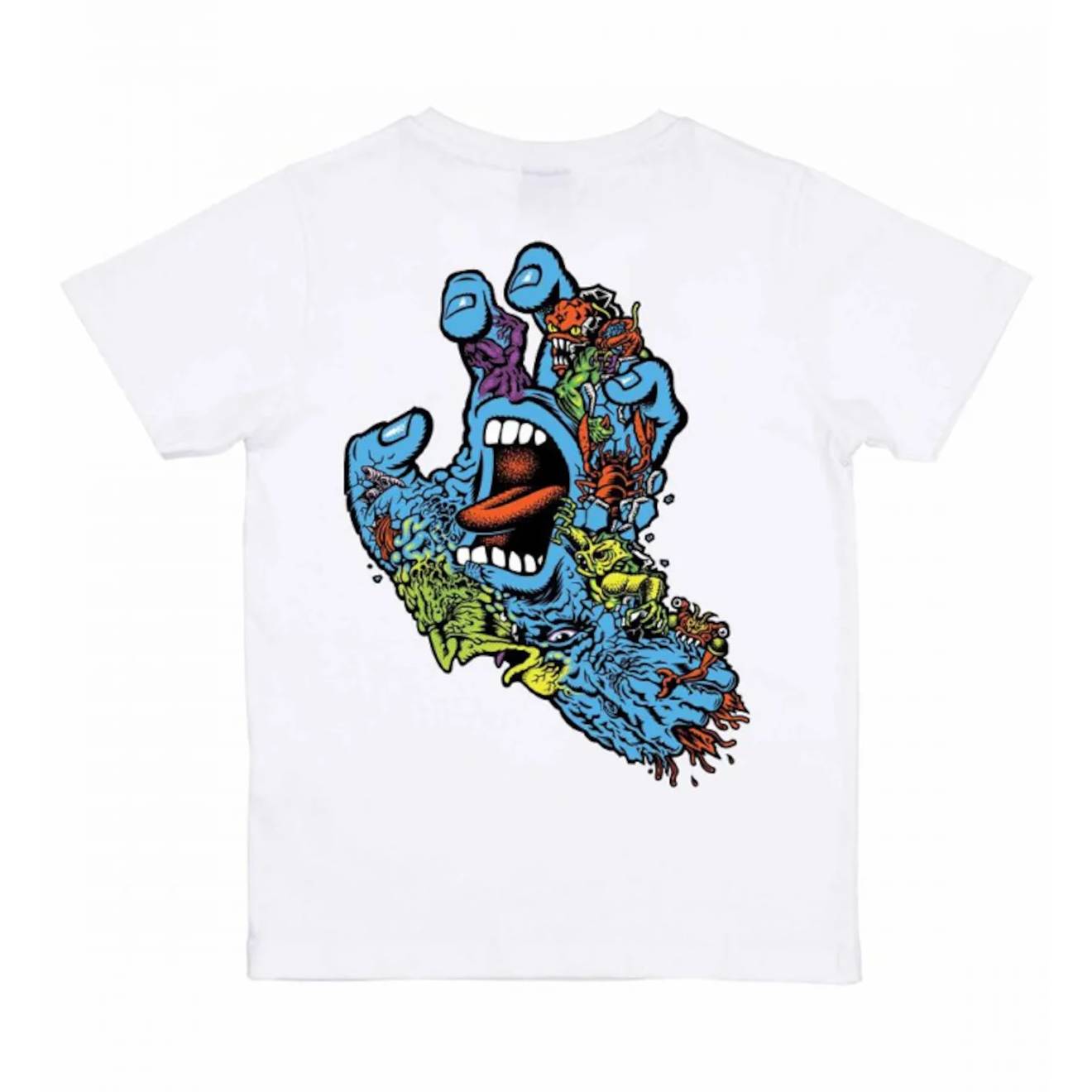 Camiseta Santa Cruz Roskopp Screaming Five White Niño