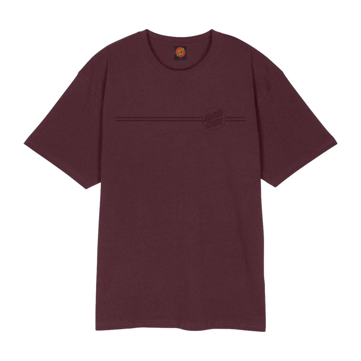 Camiseta Santa Cruz Tonal Opus Dot Stripe Dark Plum