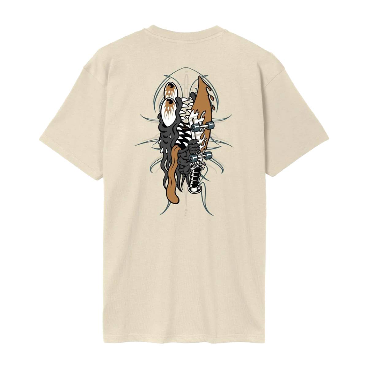 Camiseta Santa Cruz Meek Pinstripe Slasher Wax Paper