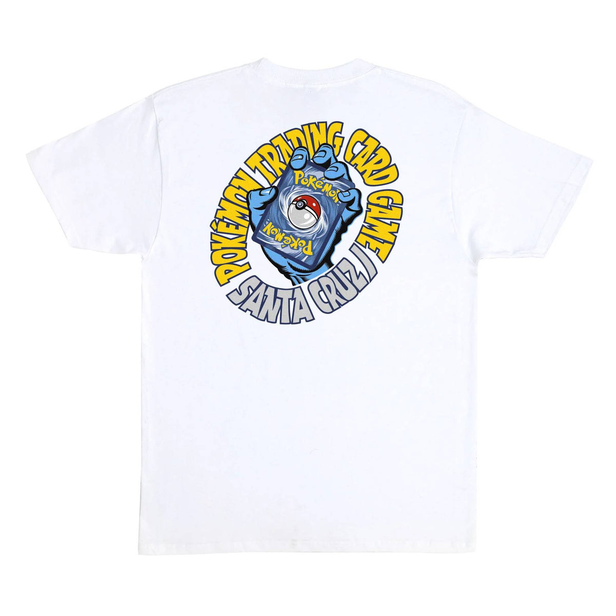 Camiseta Santa Cruz X Pokémon TCG Hand White