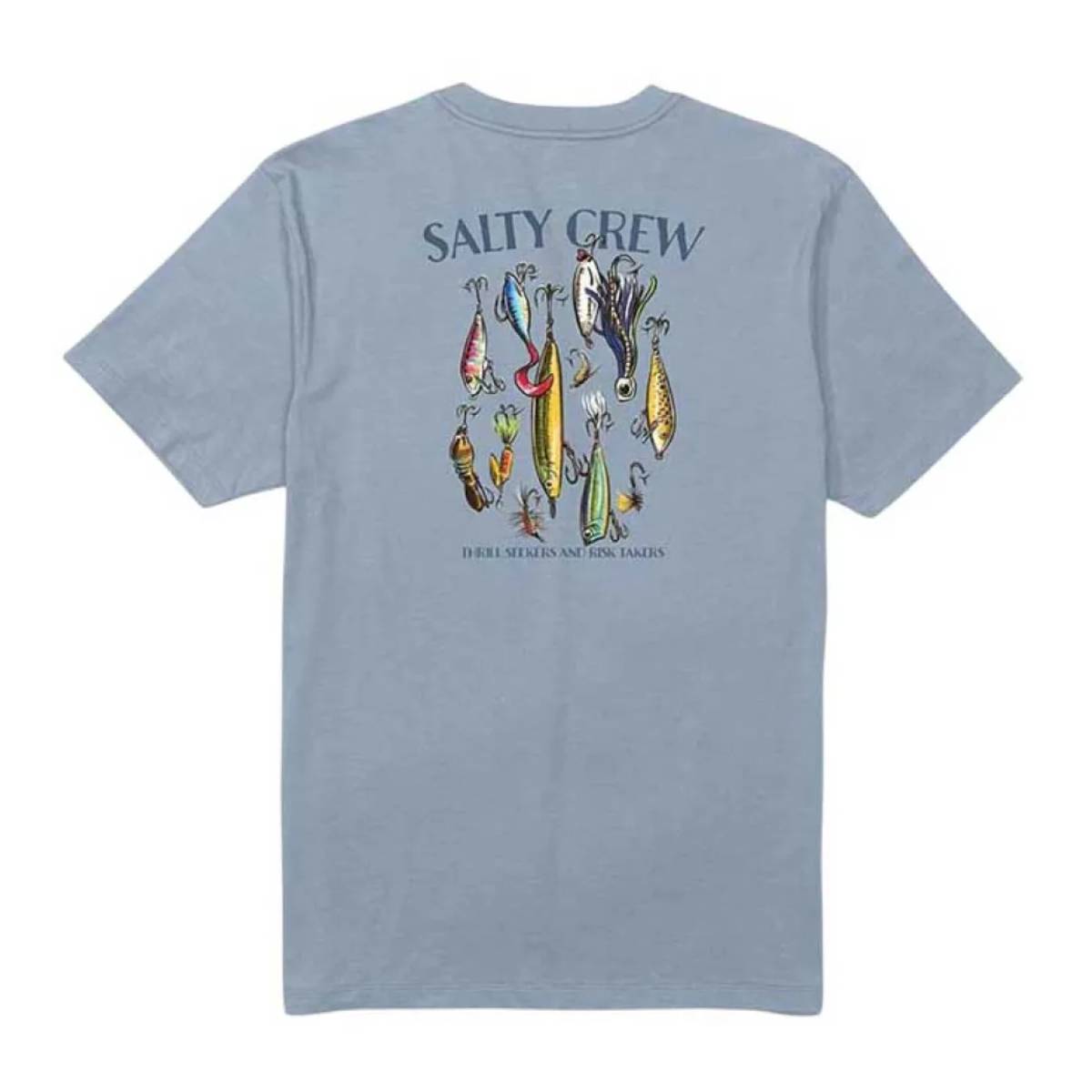 Camiseta Salty Crew Lure Gear Blue Fog