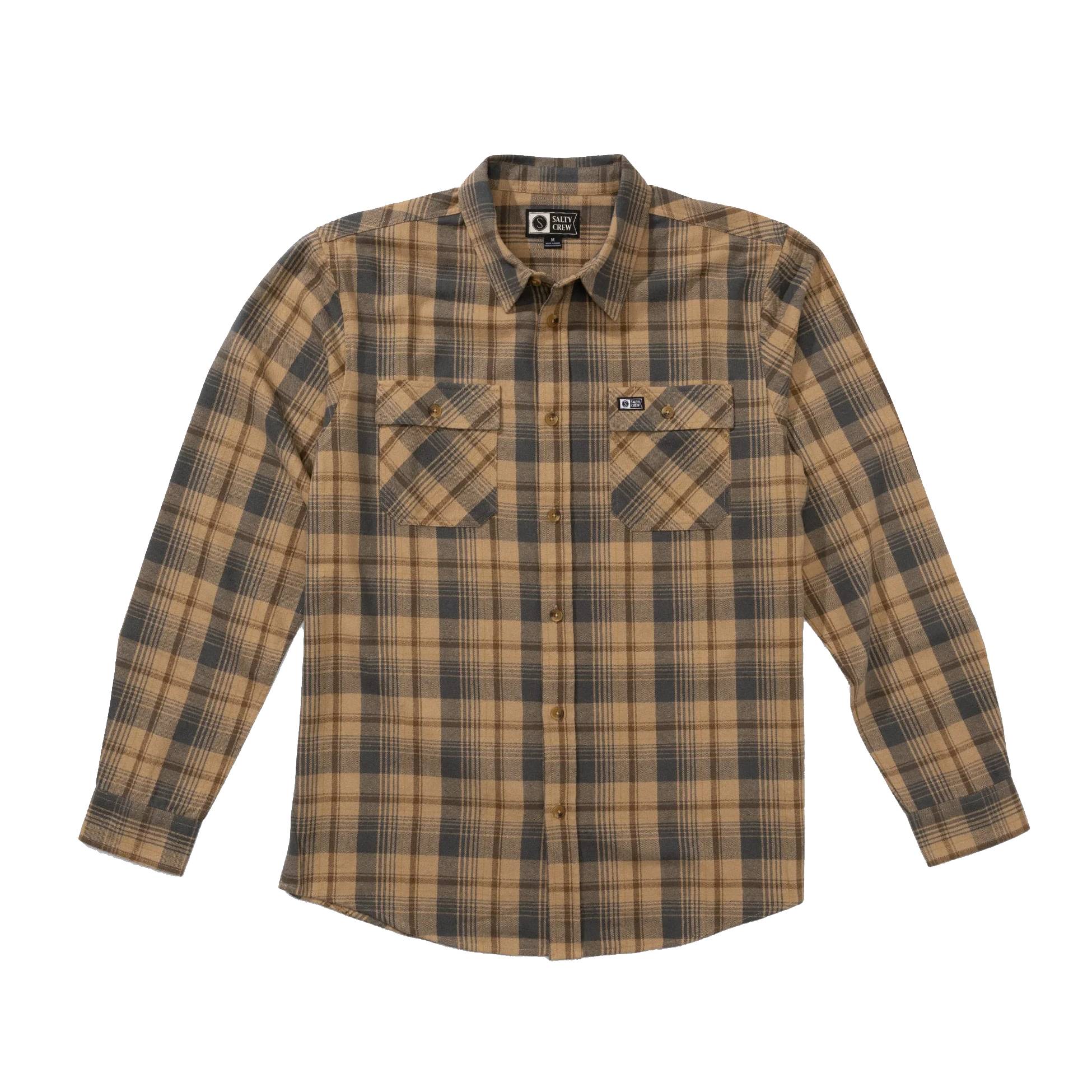 Camisa Manga Larga Salty Crew Daybreak Flannel Khaki