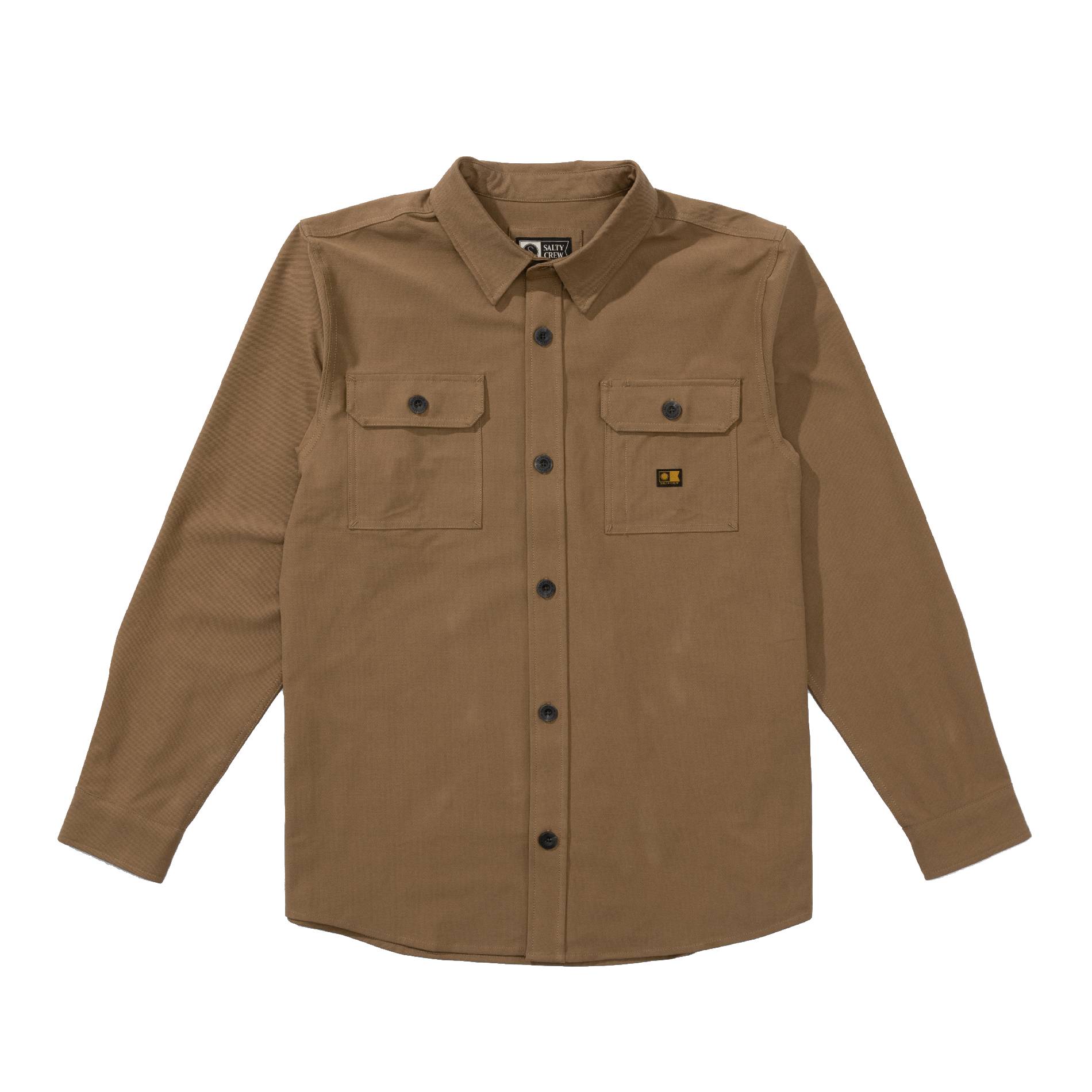 Camisa Salty Crew Mariners Dark Brown