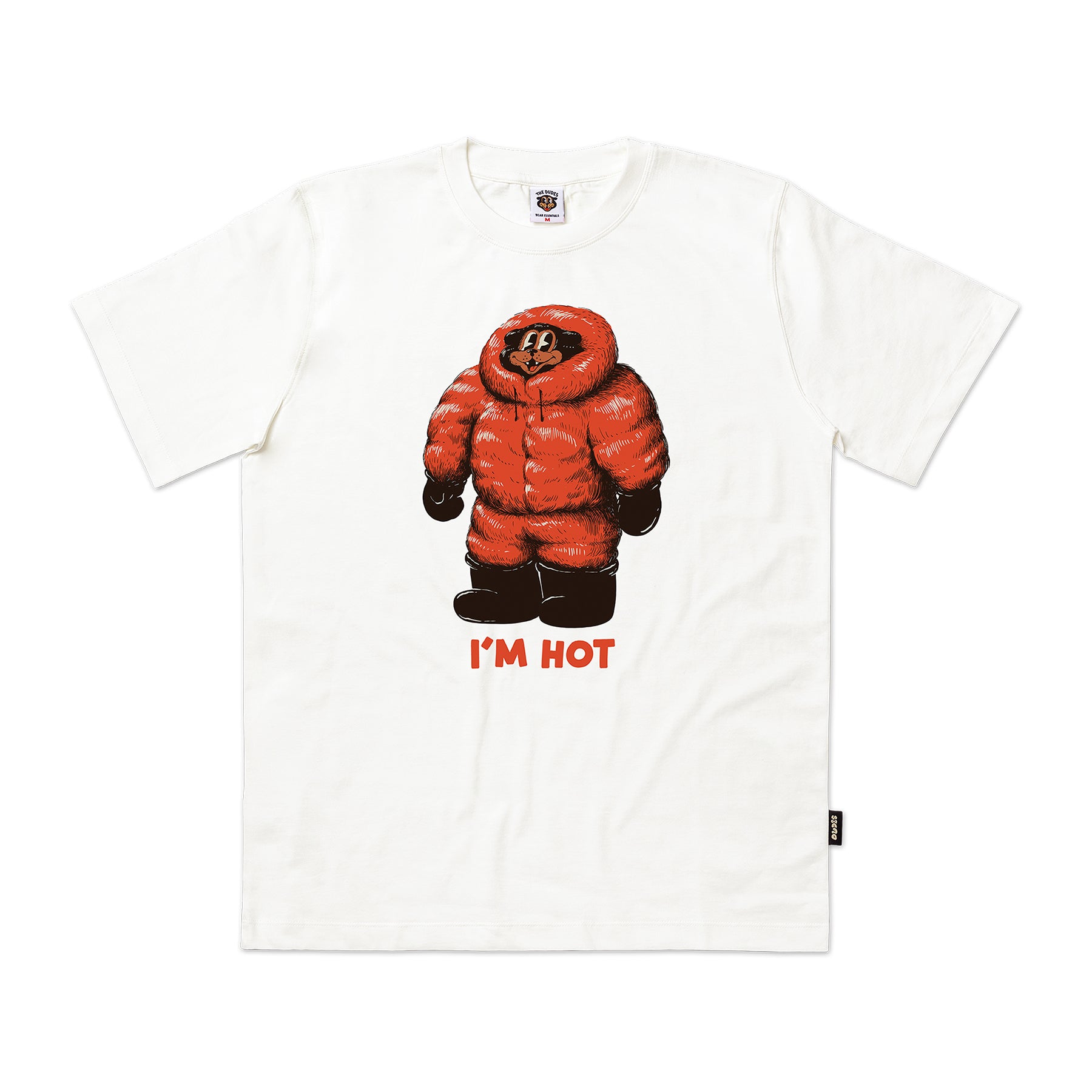 Camiseta The Dudes Im Hot Off White