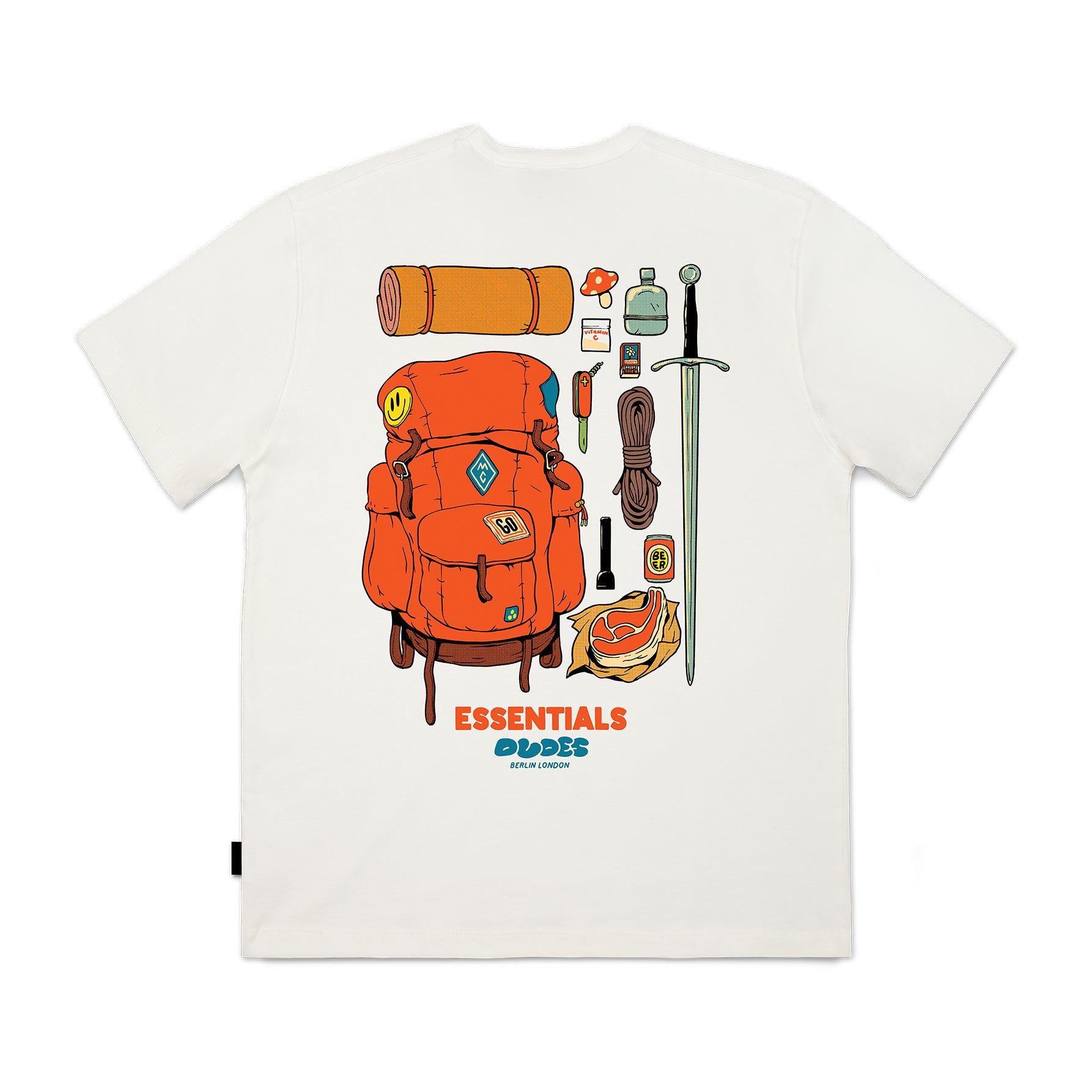 Camiseta The Dudes Essentials Seasonal Off White