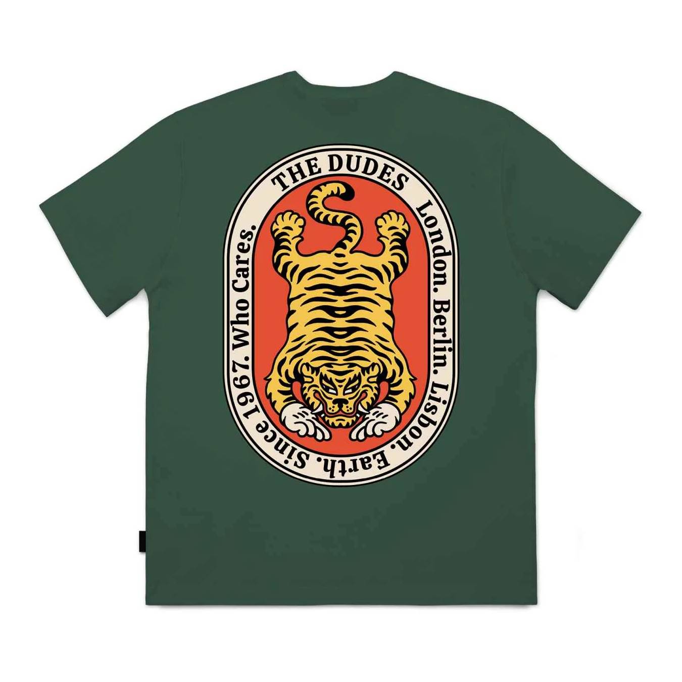 Camiseta The Dudes A Wild Life Bottle Green