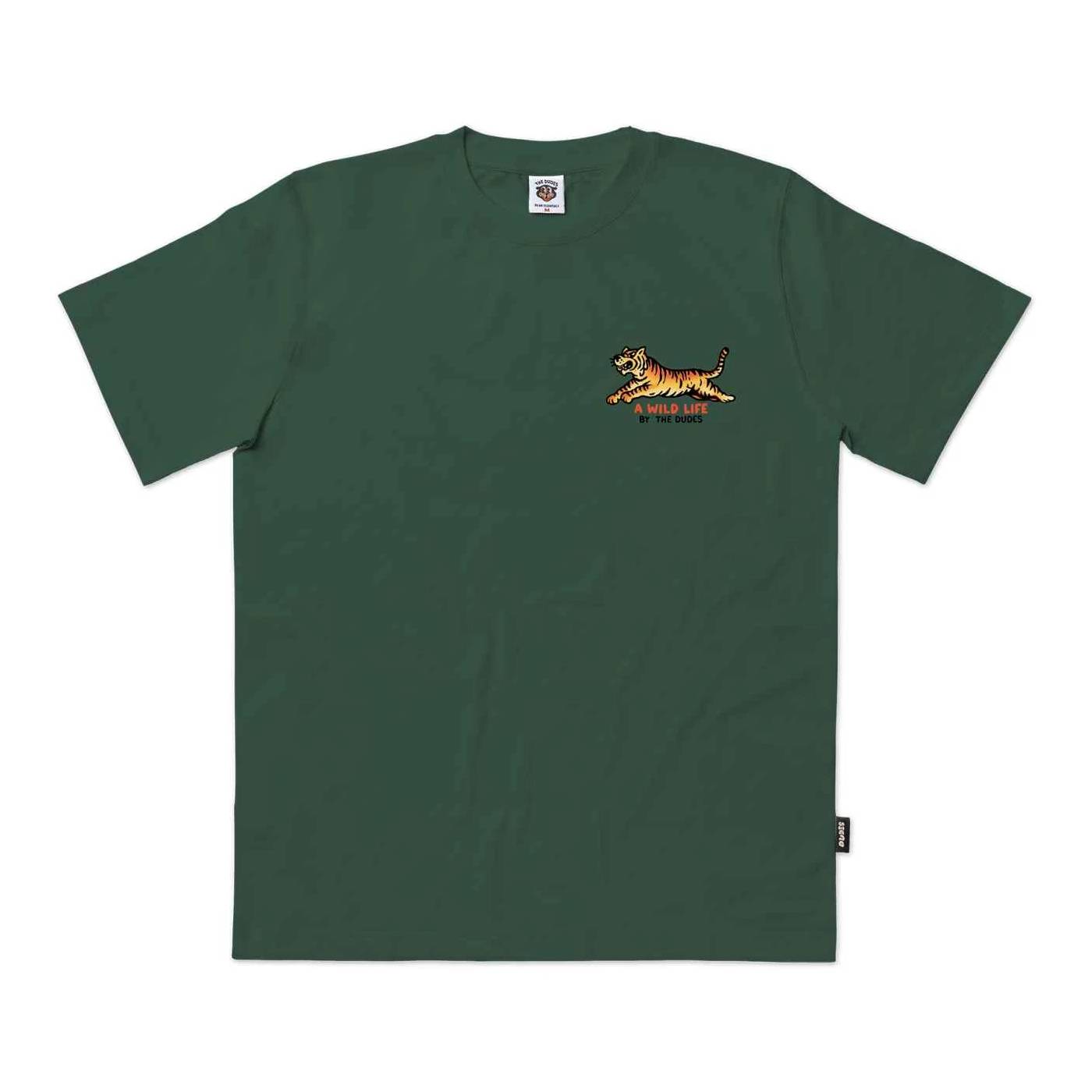 Camiseta The Dudes A Wild Life Bottle Green