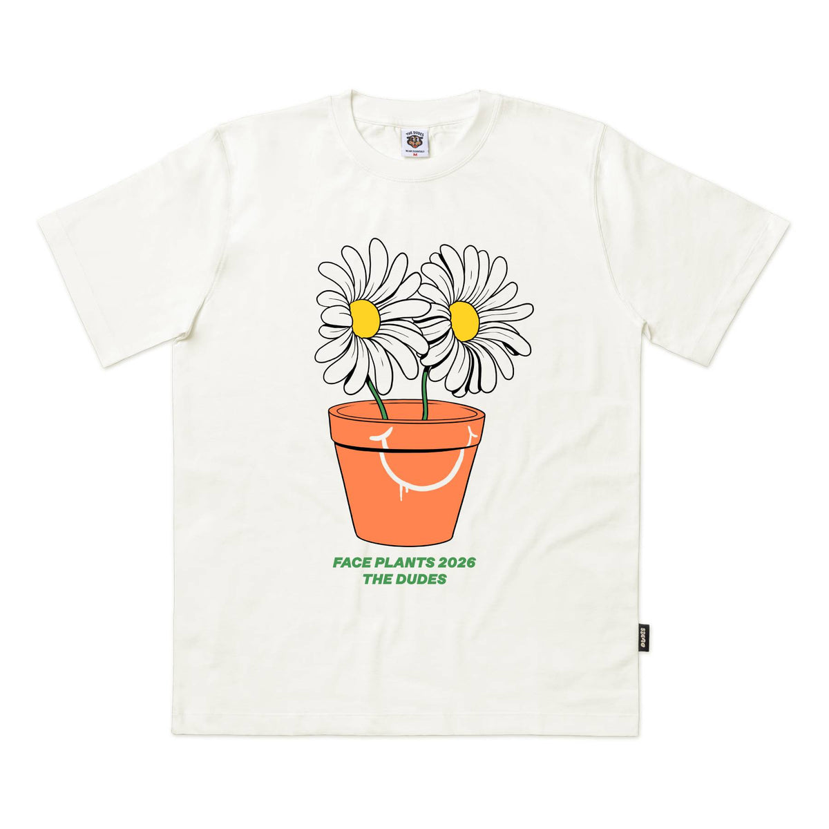 Camiseta The Dudes Face Plant Off White