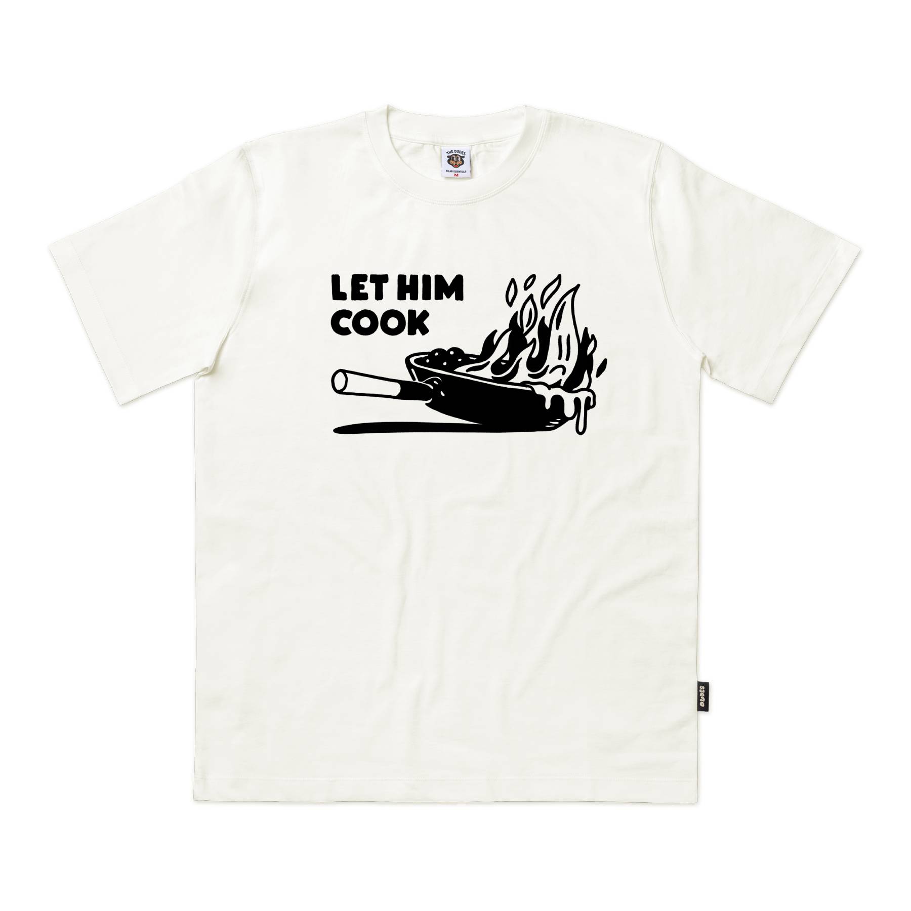 Camiseta The Dudes Let Him Cook Off White