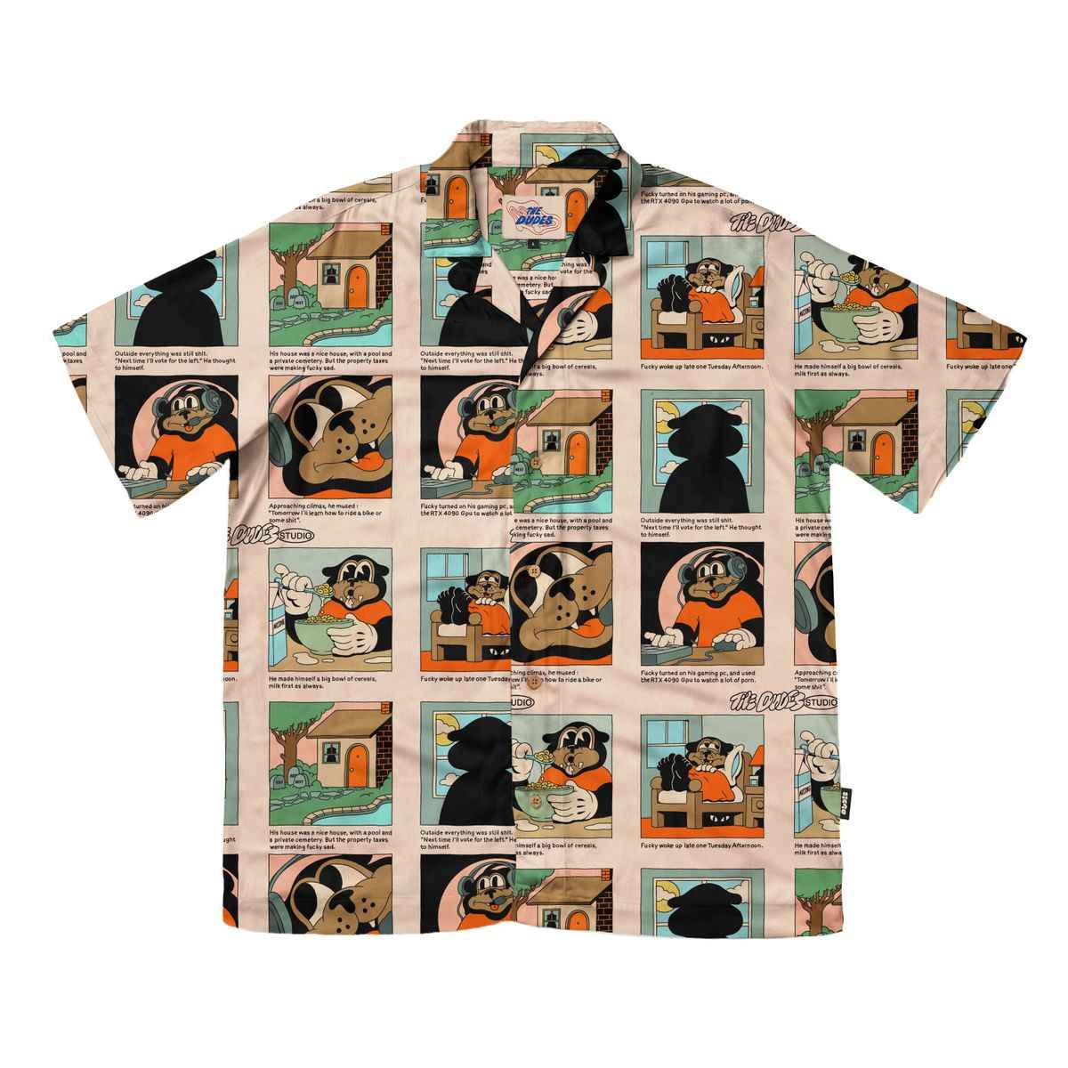 Camisa The Dudes Fucky Weekly Multicolor