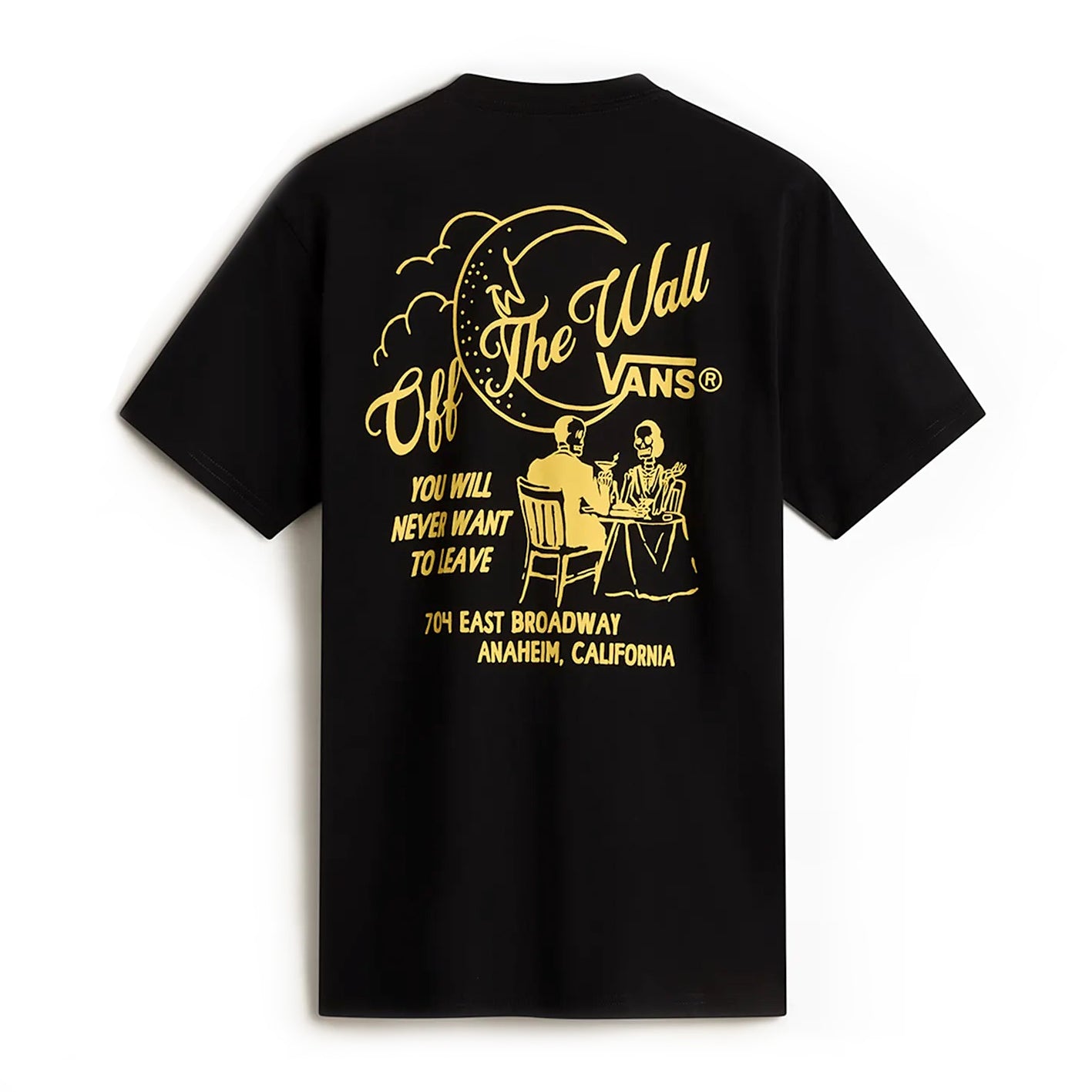Camiseta Vans negra con calavera