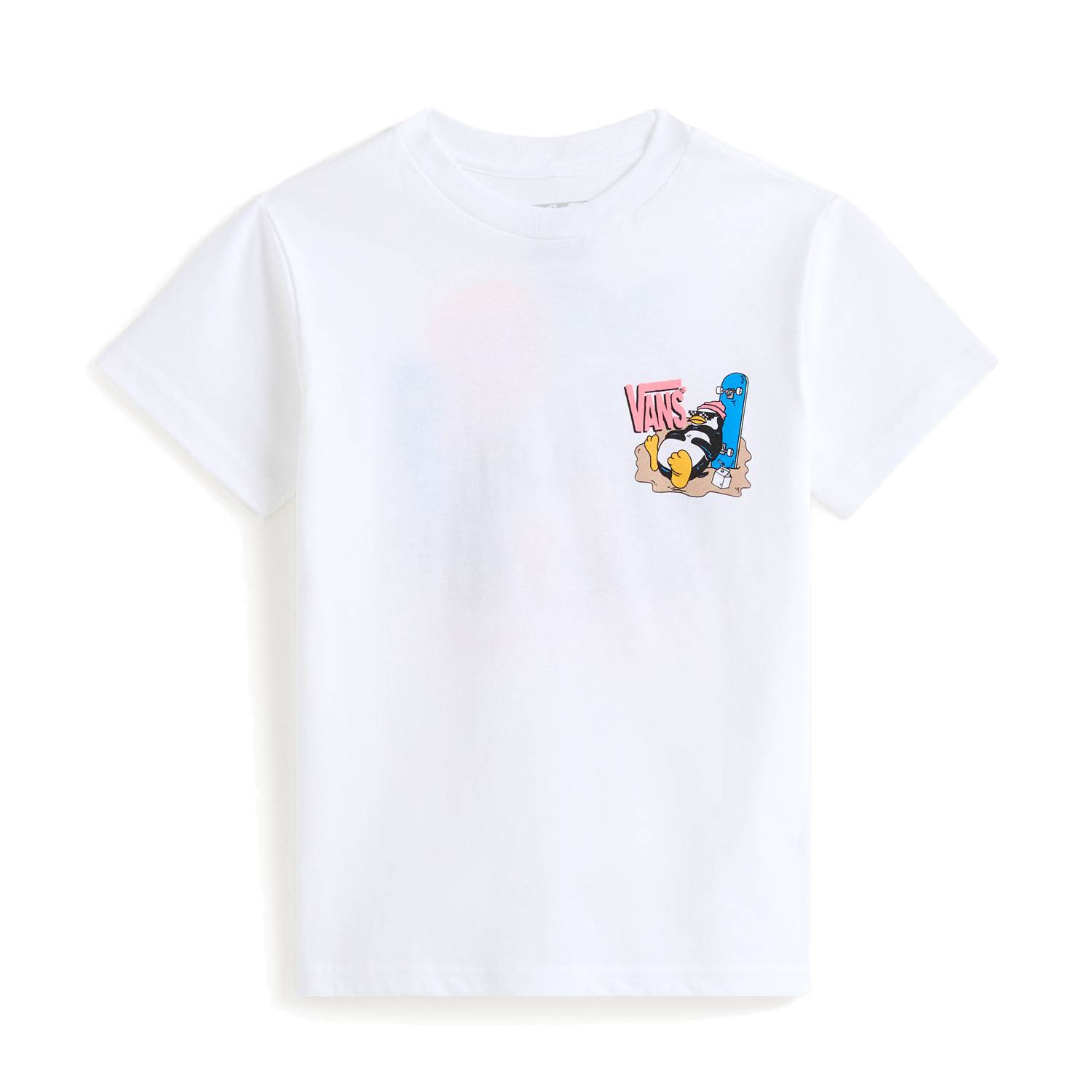 Camiseta Vans Yolo Penguin White Niño