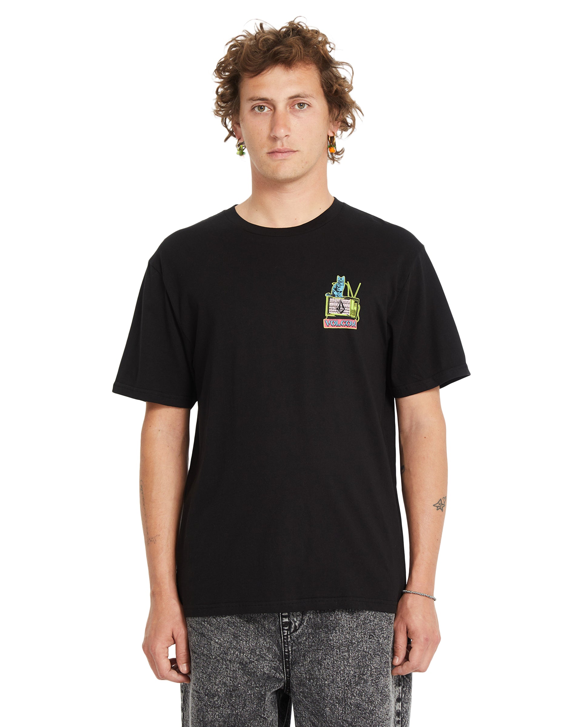 Camiseta Volcom Catv Black