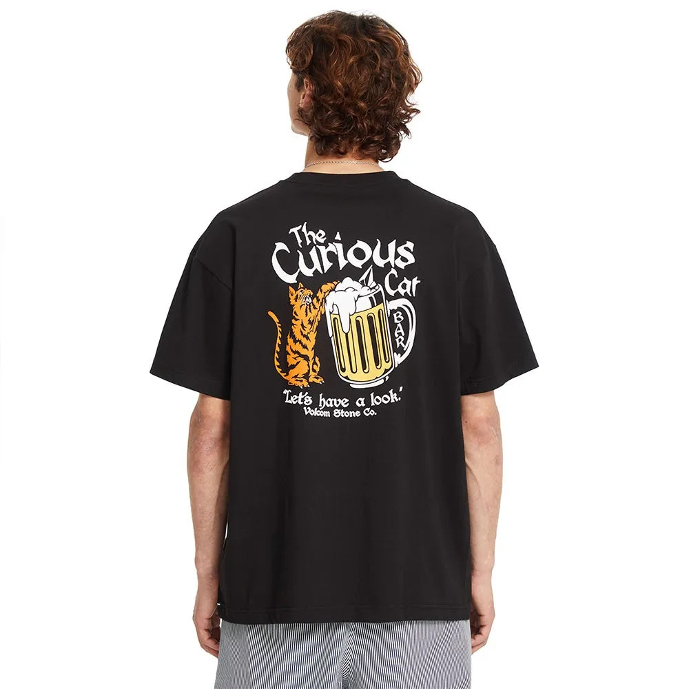 Camiseta Volcom Curious Cat Black