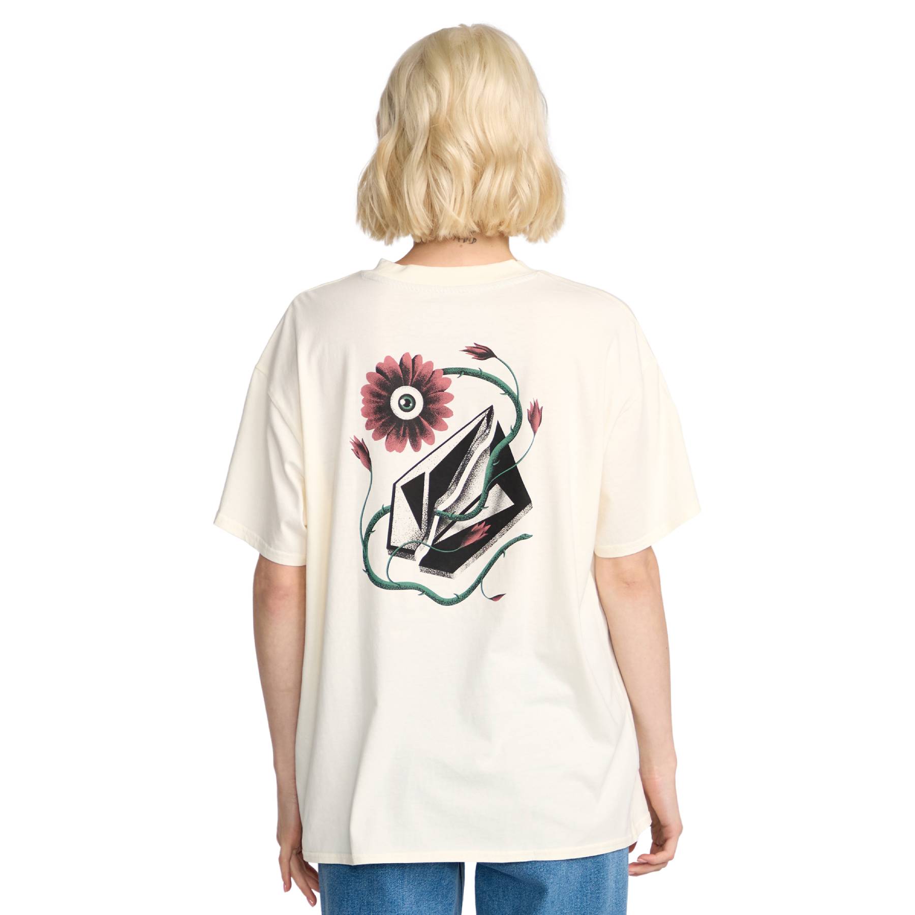 Camiseta Volcom Lock It Up Bone