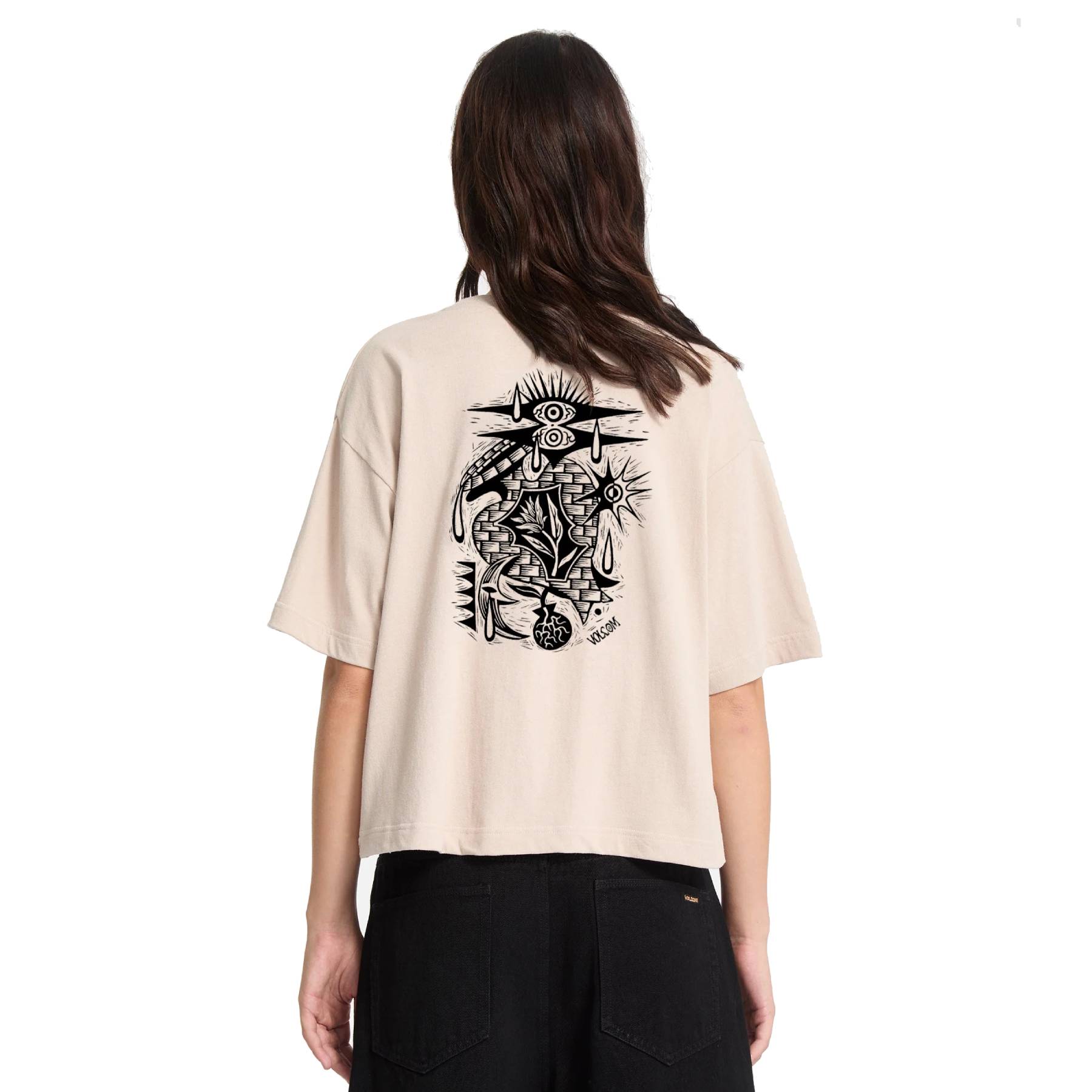 Camiseta Volcom Vaderetro 2 Khakiest