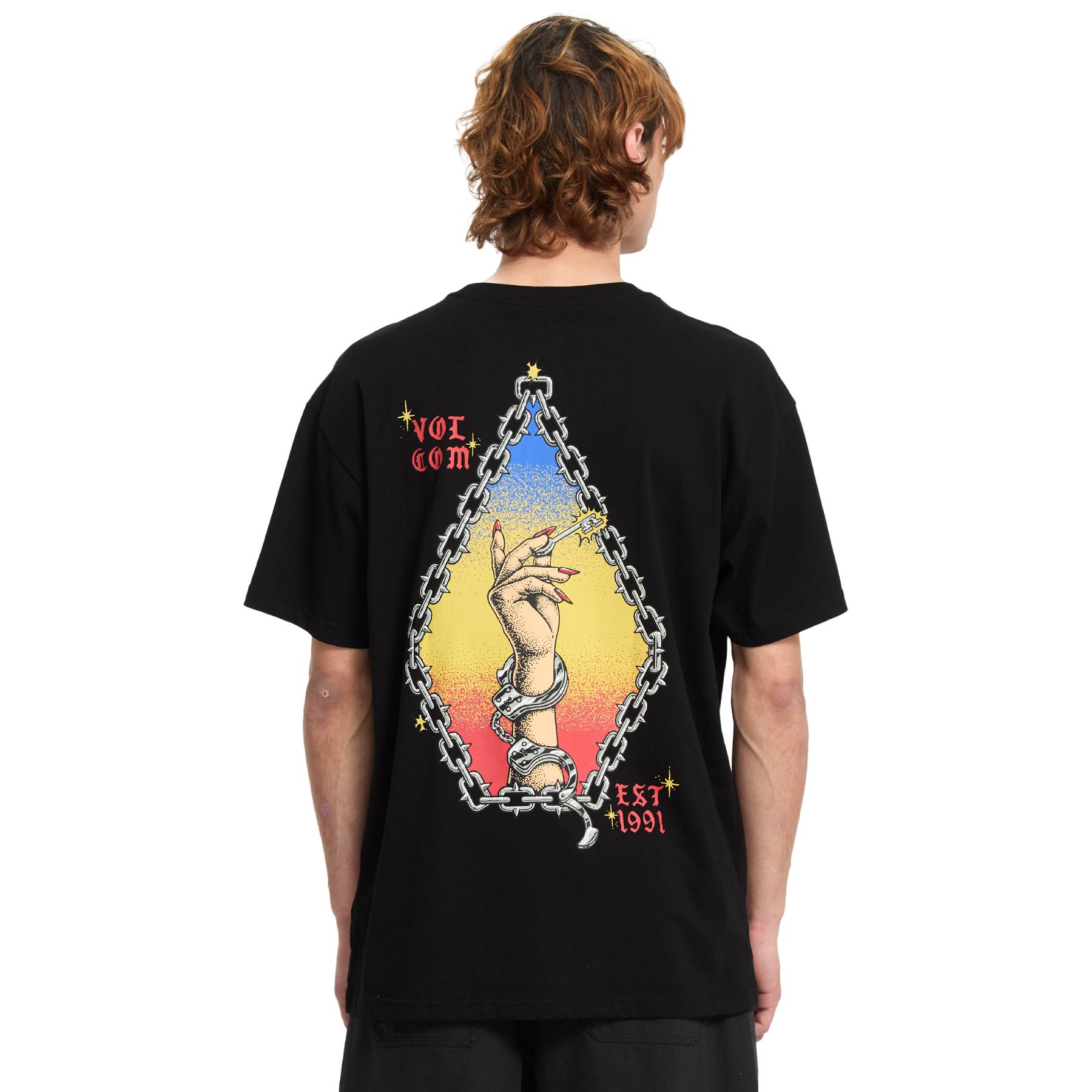 Camiseta Volcom Daniel Shepard Unlocked Black