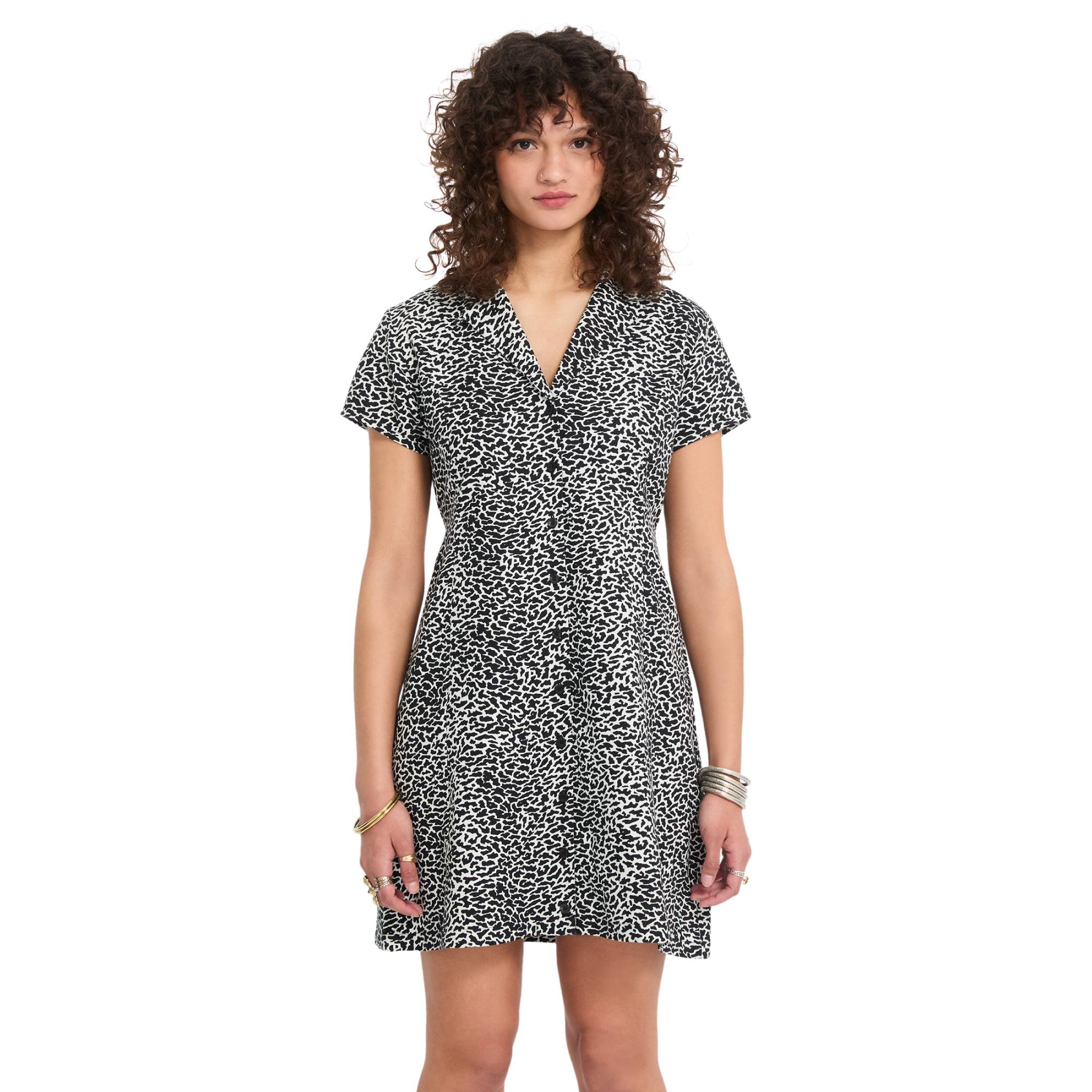 Vestido Volcom Rawly Black White