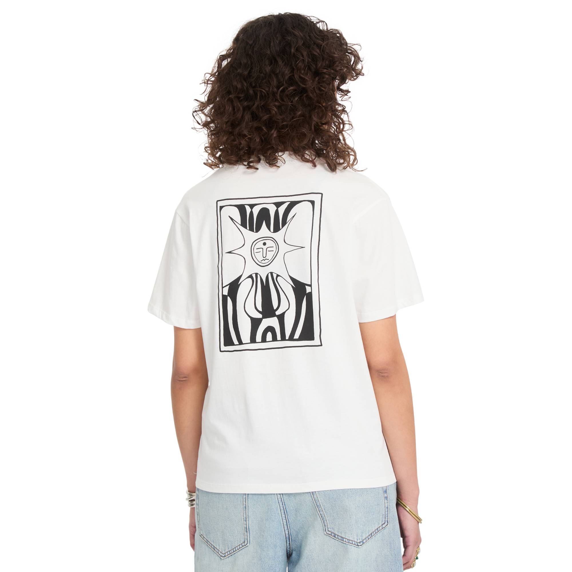 Camiseta Volcom Radical Daze Up Off White