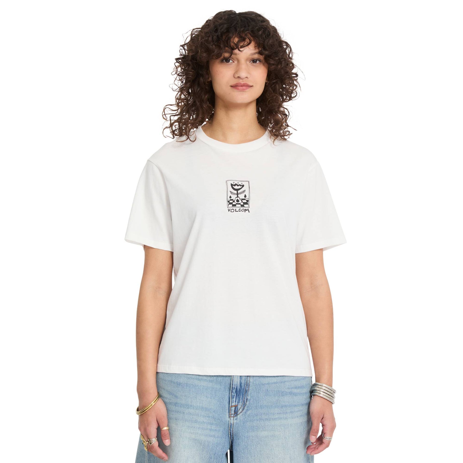 Camiseta Volcom Radical Daze Up Off White