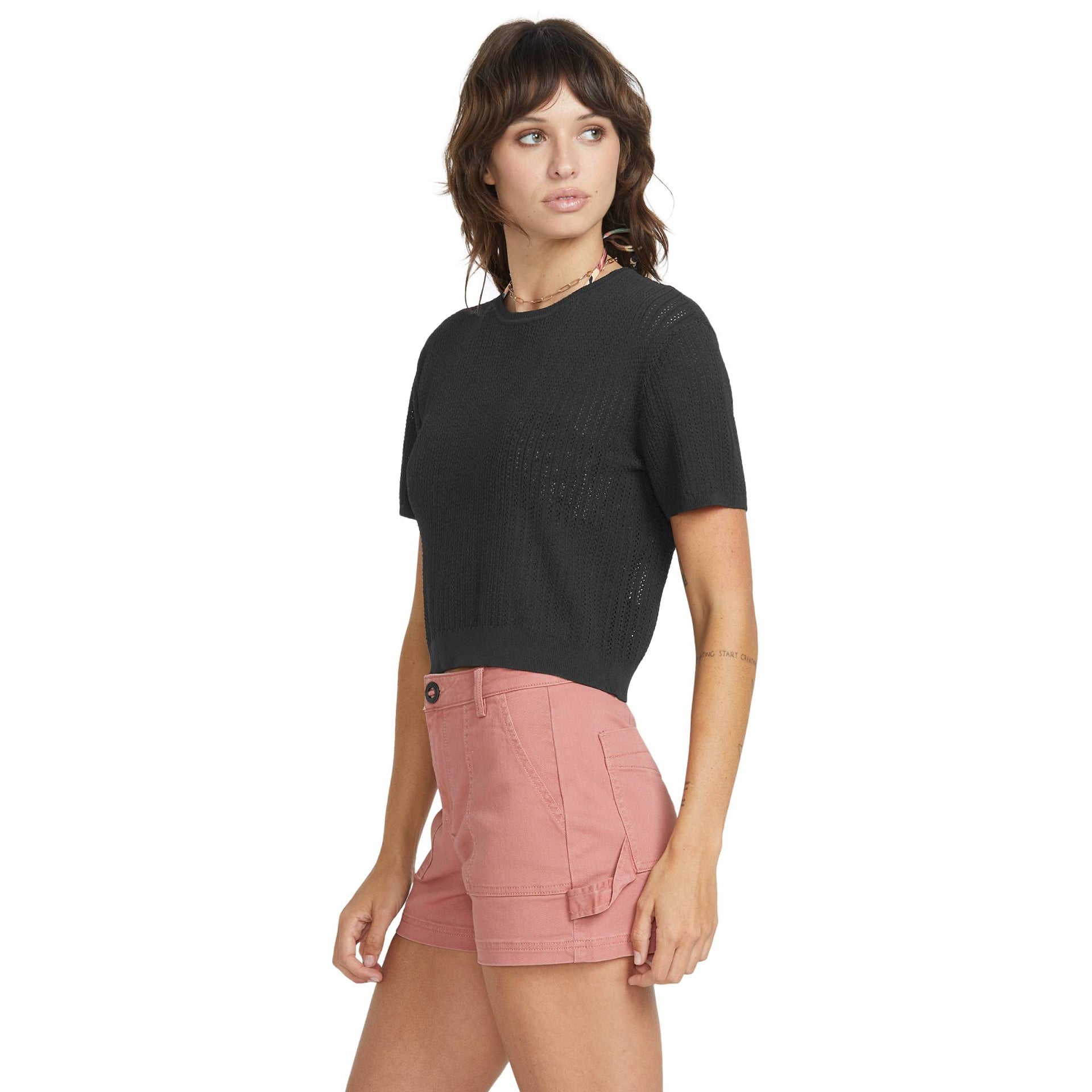 Camiseta Volcom Meshy Beach Black