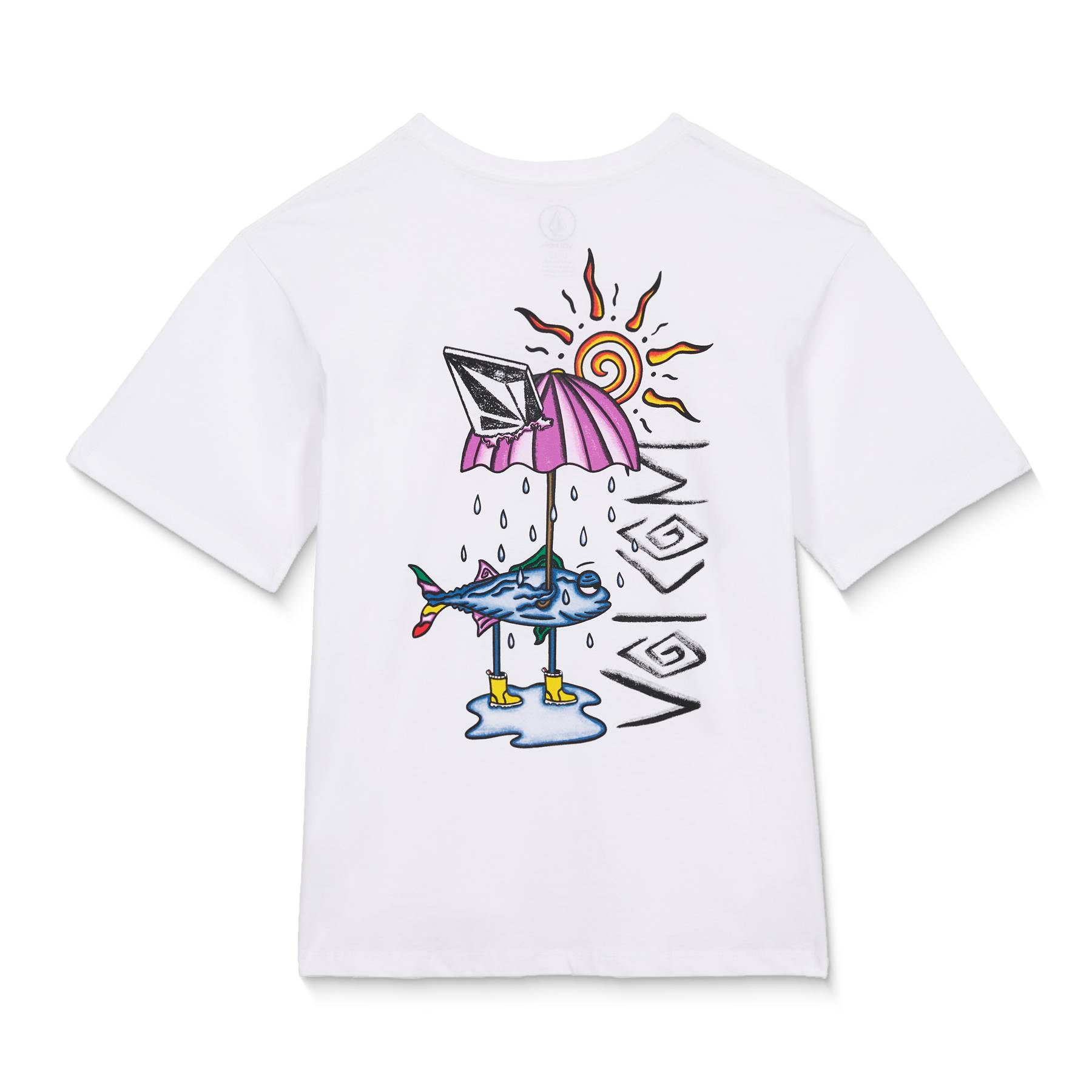 Camiseta Volcom Sunfish White Niño