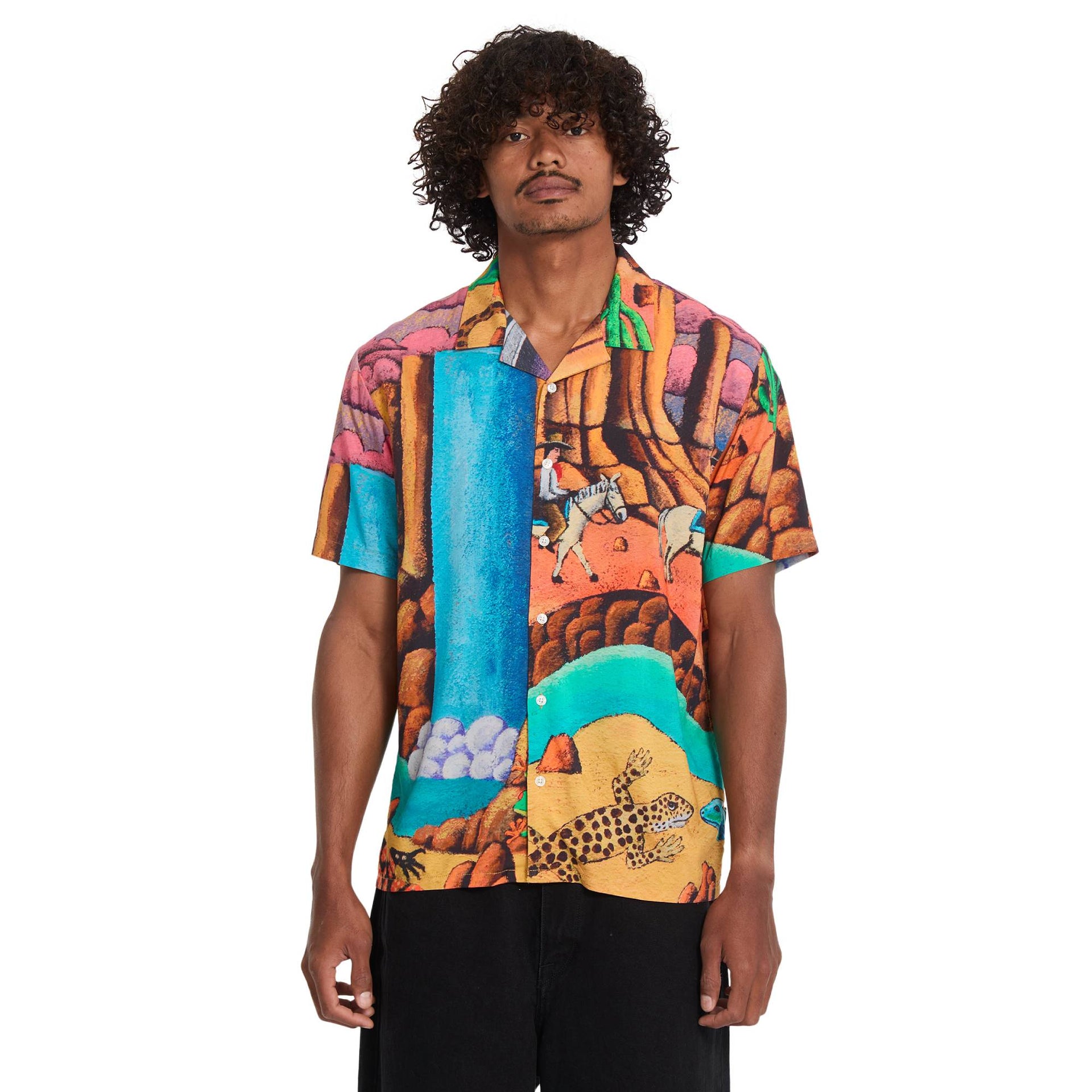 Camisa Volcom Mickey Mason Multi