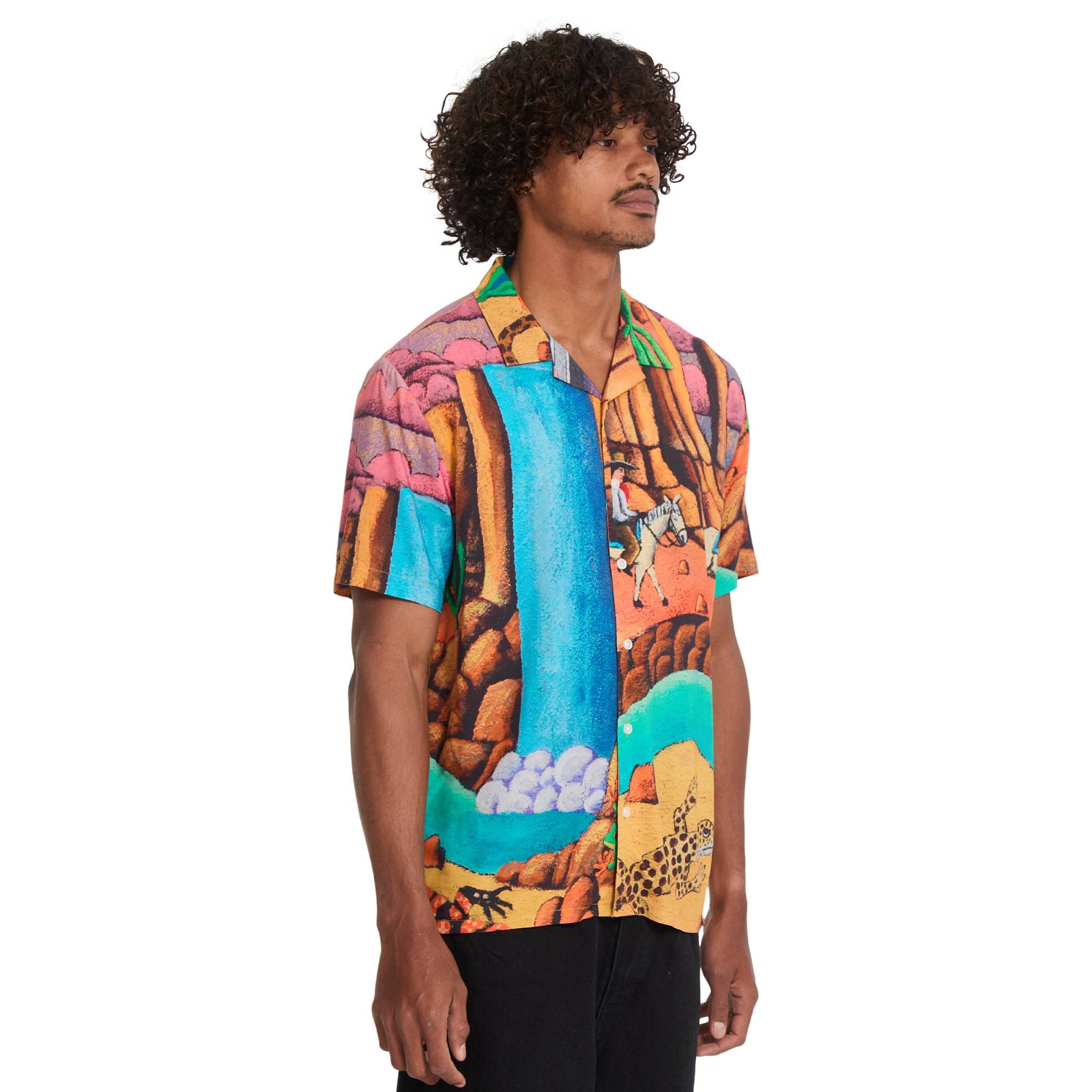 Camisa Volcom Mickey Mason Multi