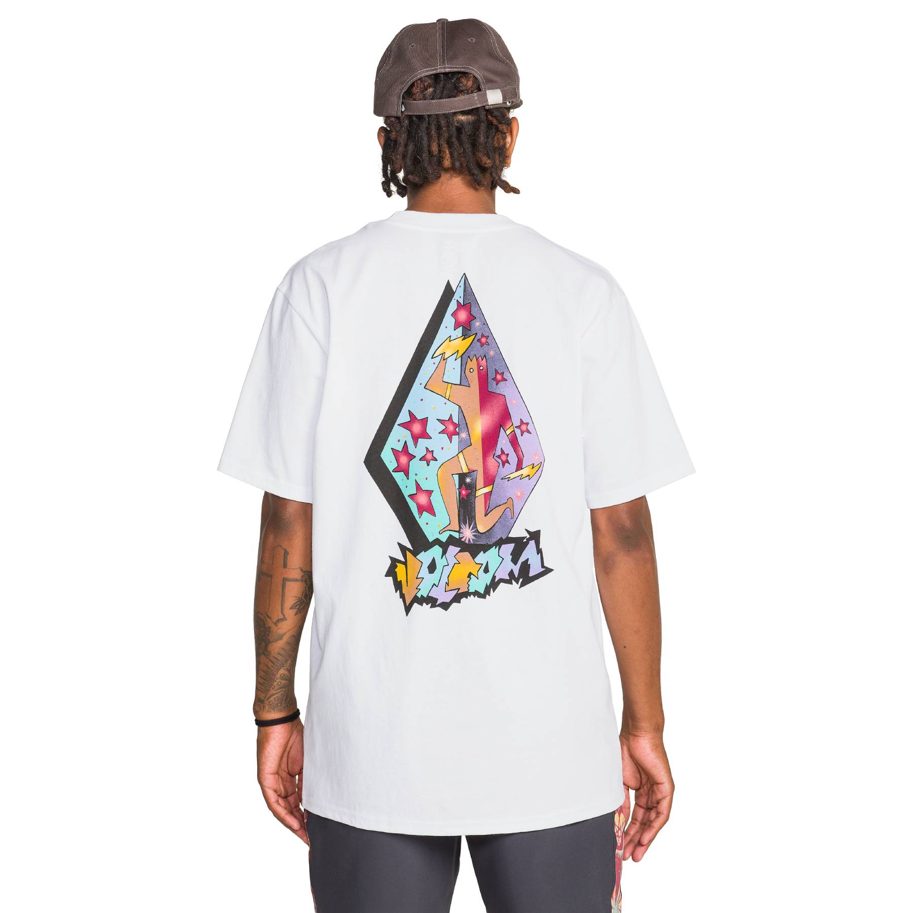 Camiseta Volcom Star Shields Exp White
