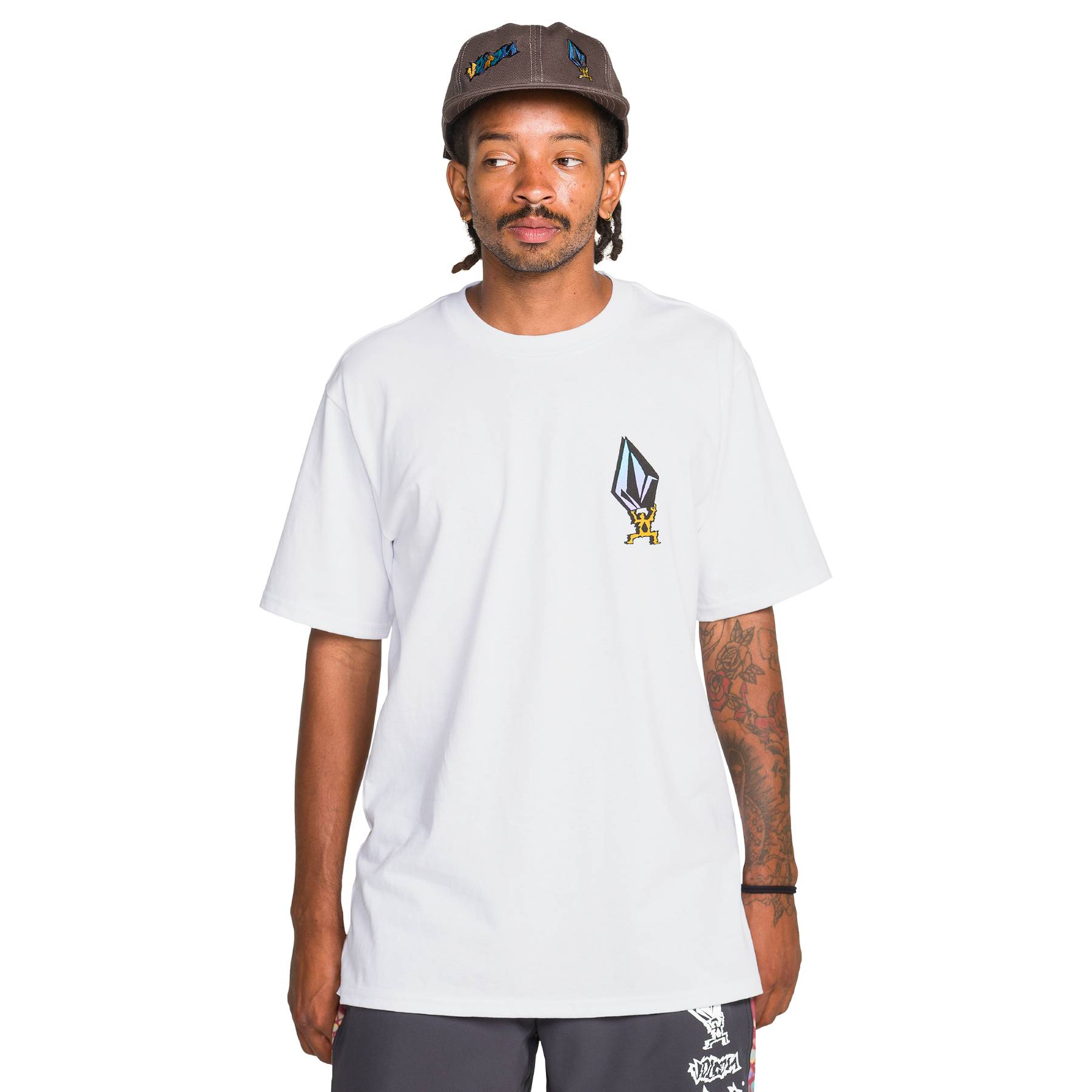 Camiseta Volcom Star Shields Exp White
