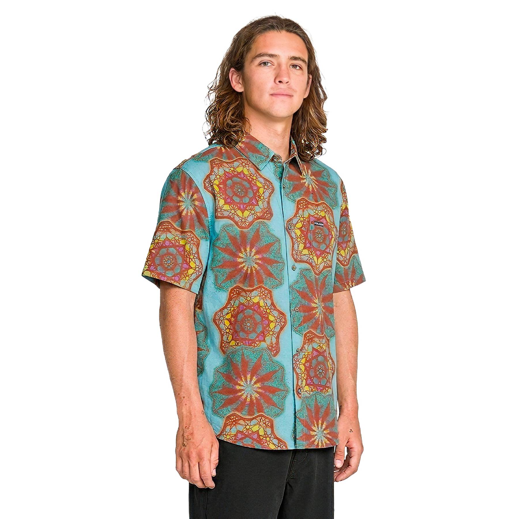 Camisa Volcom Star Shields Castlerock