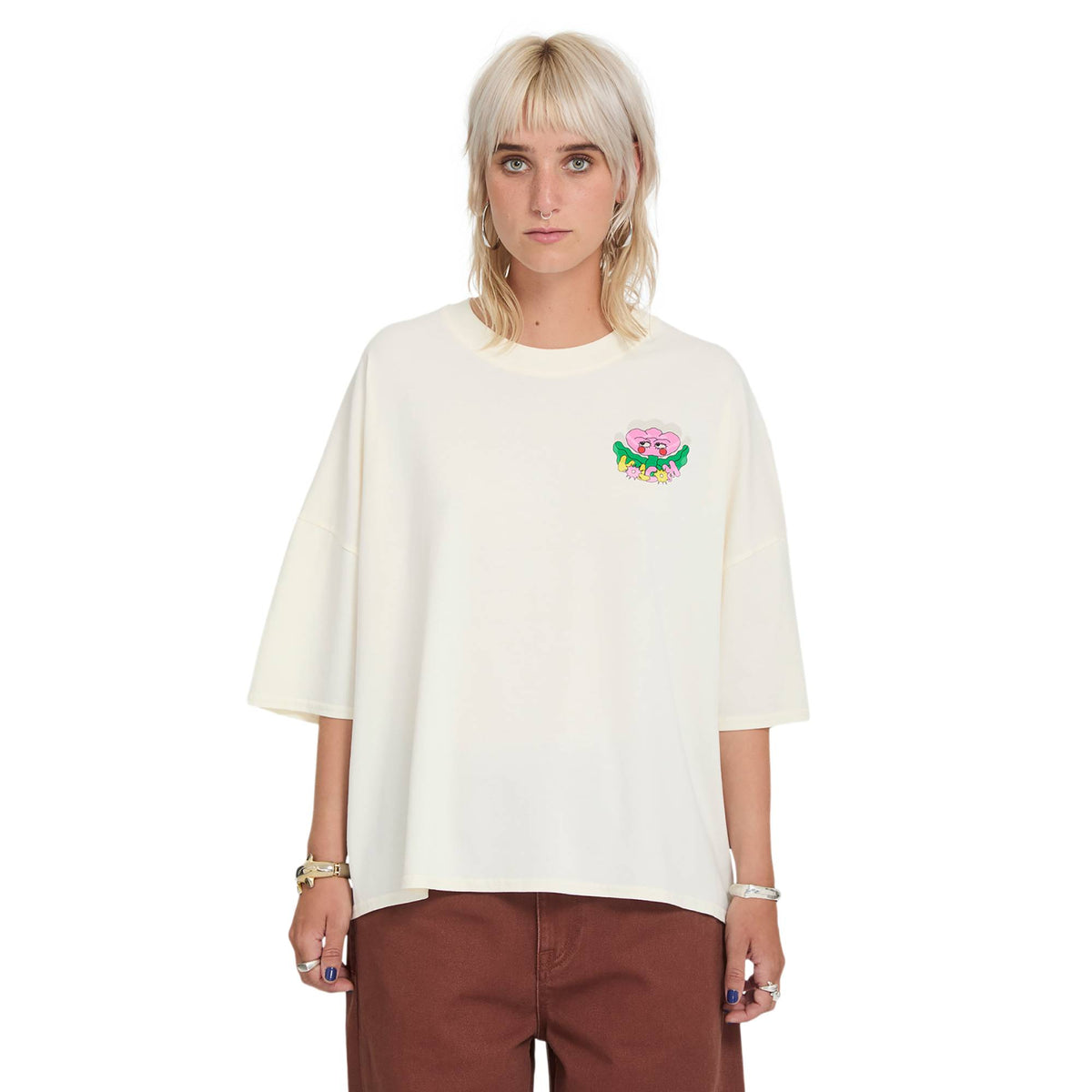 Camiseta Volcom Voltrip Off White