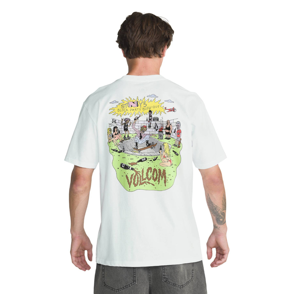 Camiseta Volcom Zombeach White