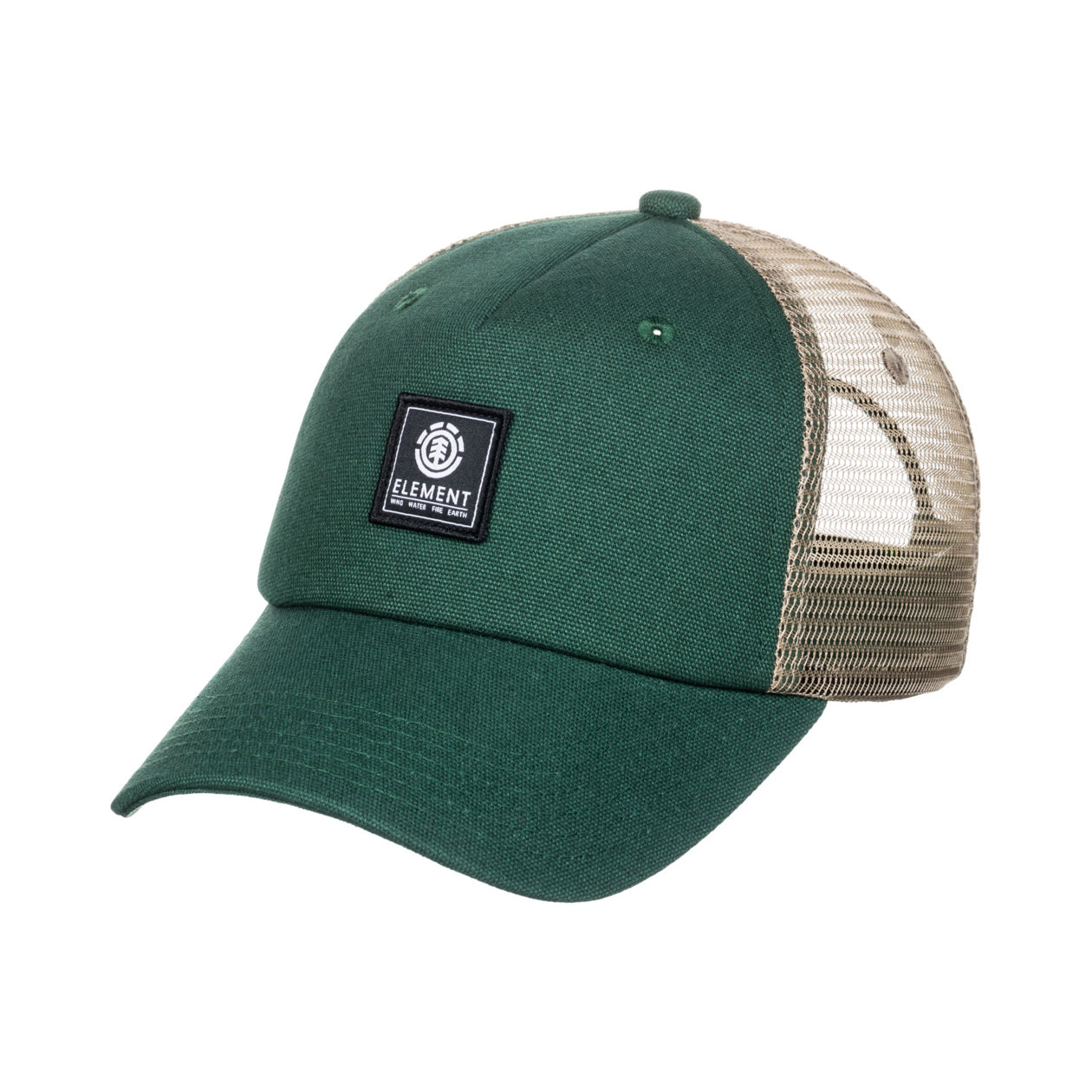 Gorra Element verde con rejilla