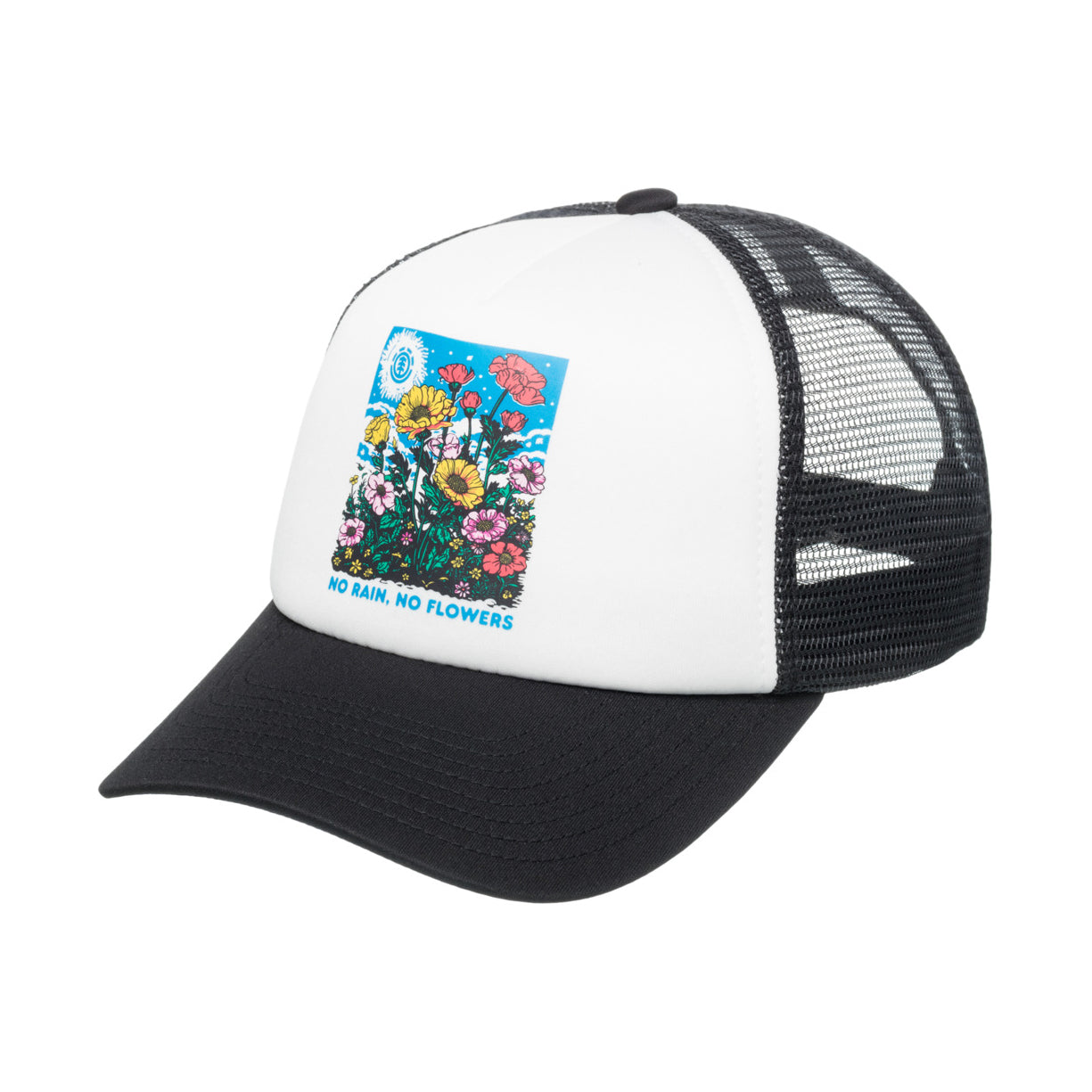 Gorra Element de rejilla con flores