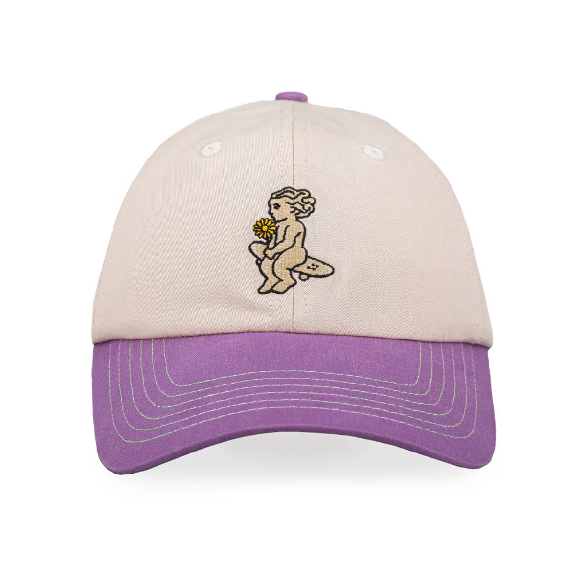 Gorra Ementa Ikon Flower Off White Lilac