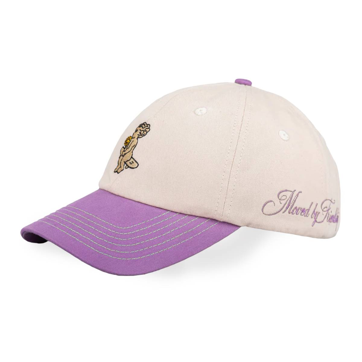 Gorra Ementa Ikon Flower Off White Lilac