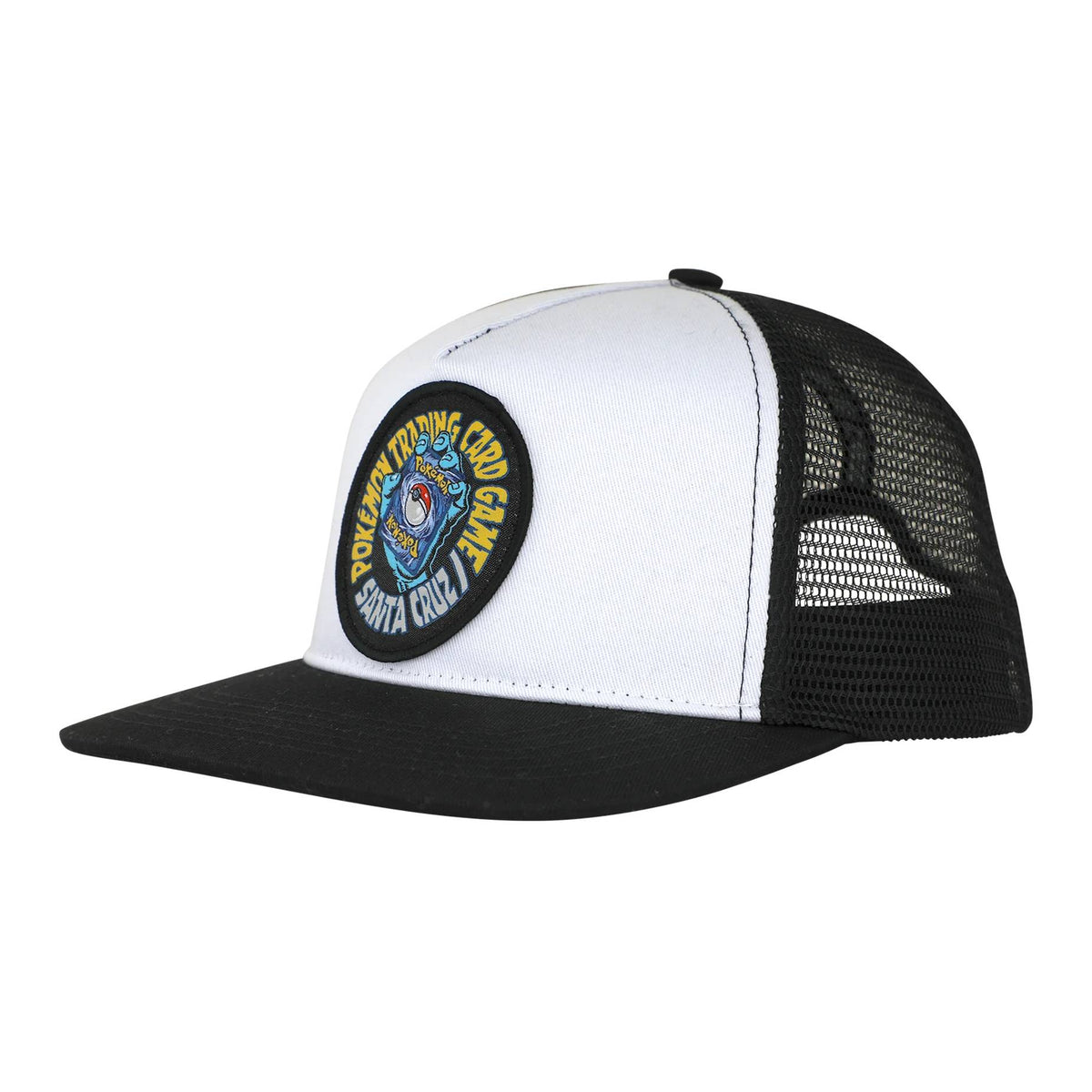 Gorra Santa Cruz X Pokémon TCG Hand Mesh Trucker Black White