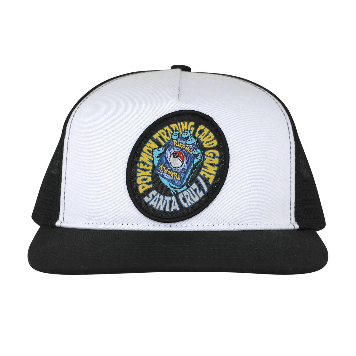 Gorra Santa Cruz X Pokémon TCG Hand Mesh Trucker Black White