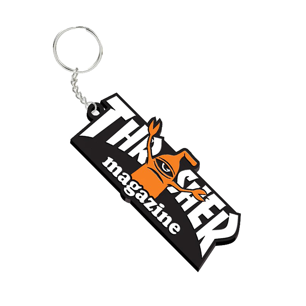 Llavero Thrasher X Toy Machine Keychain 3"