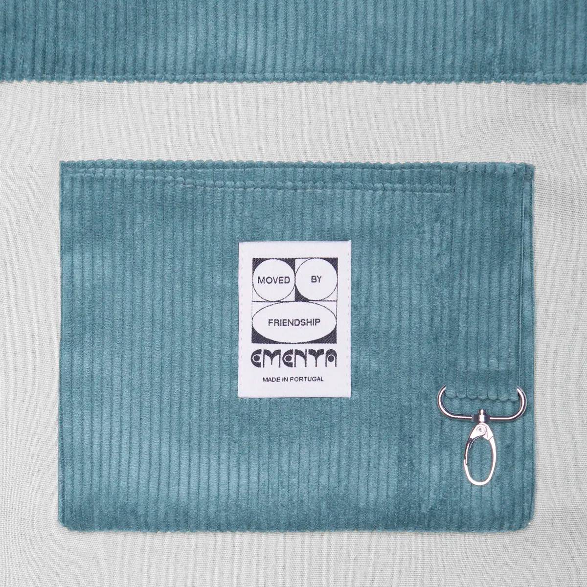 Tote Bag Ementa Graffiti Cord Sky Blue