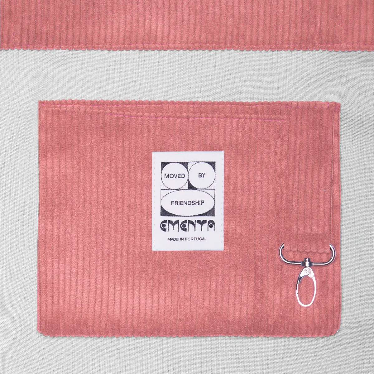 Tote Bag Ementa First Word Cord Salmon