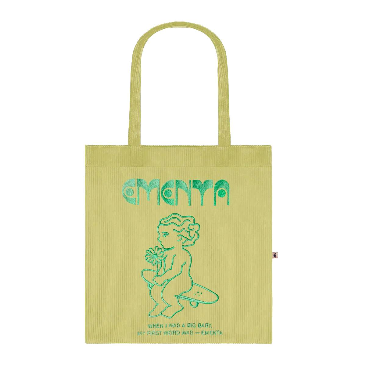 Tote Bag Ementa First Word Cord Lime